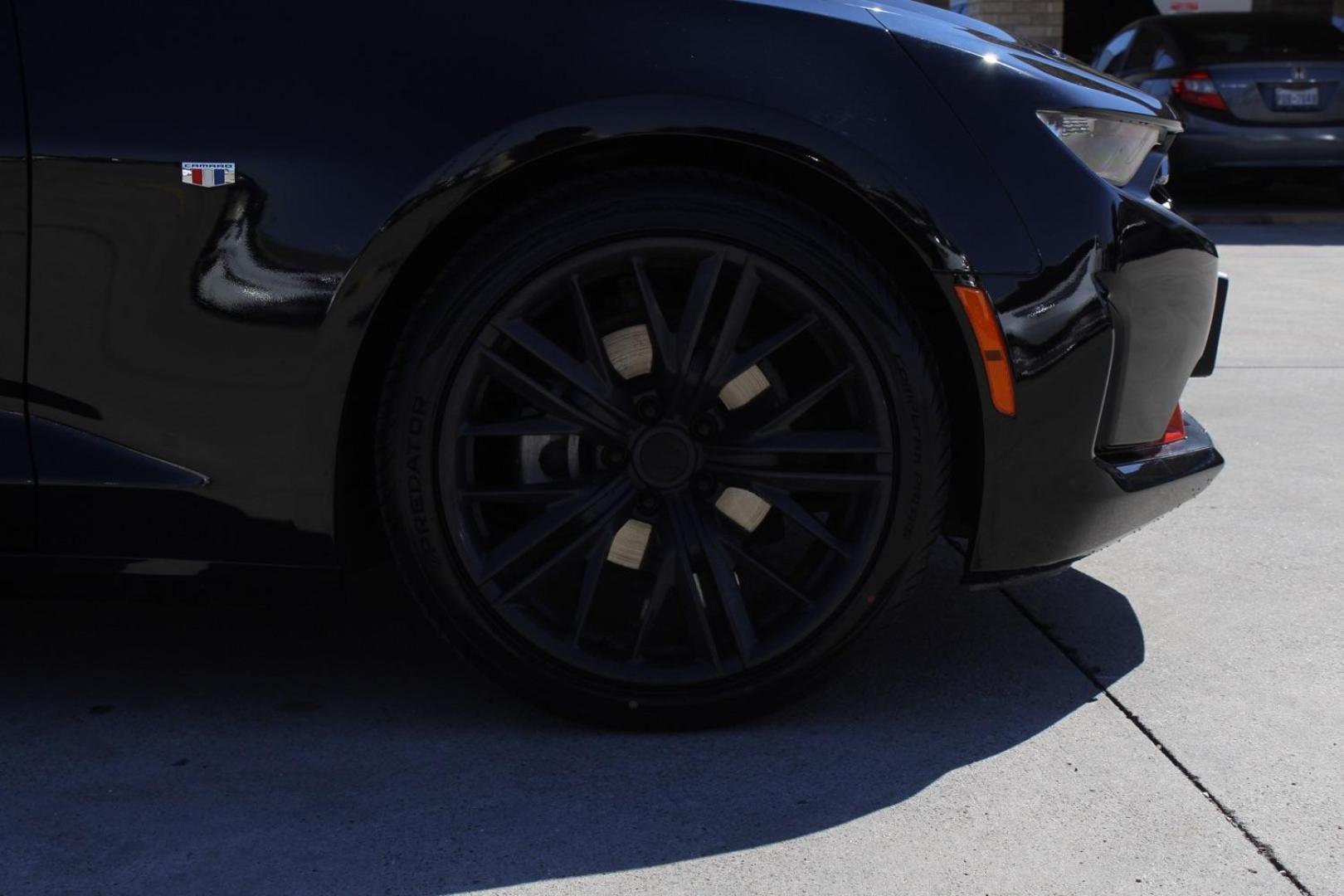 2019 BLACK Chevrolet Camaro 1LS Coupe 6M (1G1FA1RS2K0) with an 3.6L V6 DOHC 24V engine, 6-Speed Manual transmission, located at 2401 E Main St., Grand Prairie, TX, 75050, (972) 262-4440, 32.748981, -96.969643 - Photo#8