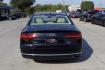 2015 Black Audi A8 L 4.0T quattro (WAU32AFD6FN) with an 4.0L V8 DOHC 32V engine, 8-Speed Automatic transmission, located at 2401 E Main St., Grand Prairie, TX, 75050, (972) 262-4440, 32.748981, -96.969643 - Photo#5