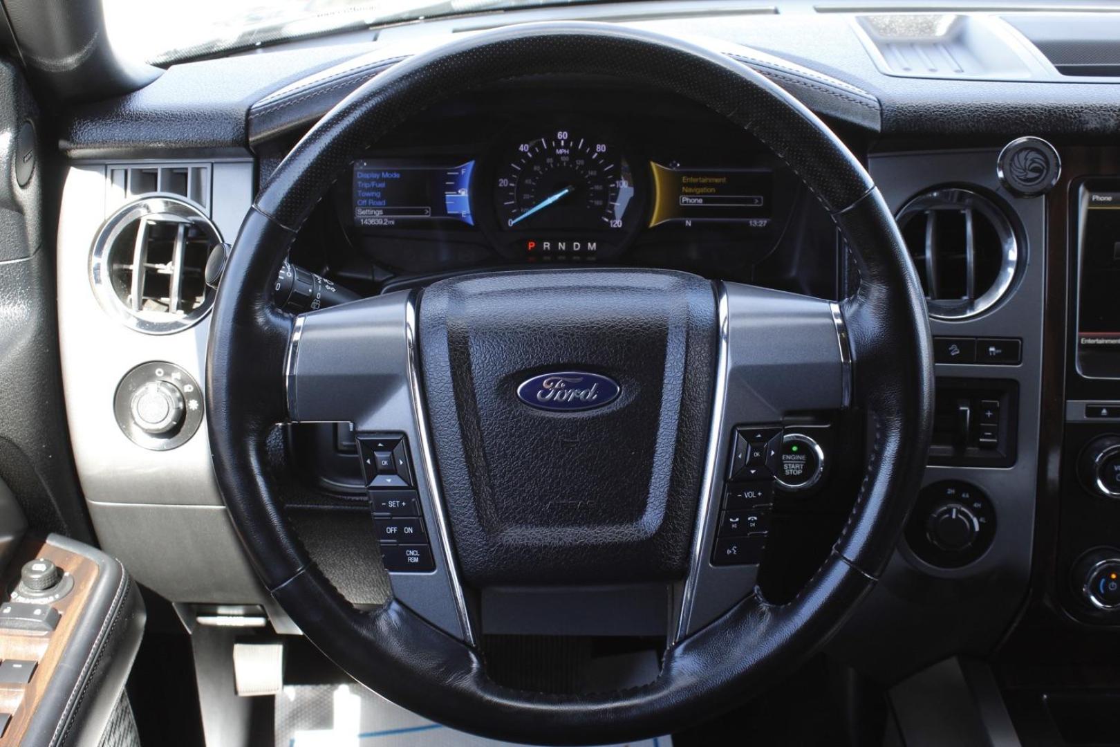 2015 Black Ford Expedition EL Platinum 4WD (1FMJK1MT7FE) with an 3.5L V6 DOHC 24V FFV engine, 6-Speed Automatic transmission, located at 2401 E Main St., Grand Prairie, TX, 75050, (972) 262-4440, 32.748981, -96.969643 - Photo#20