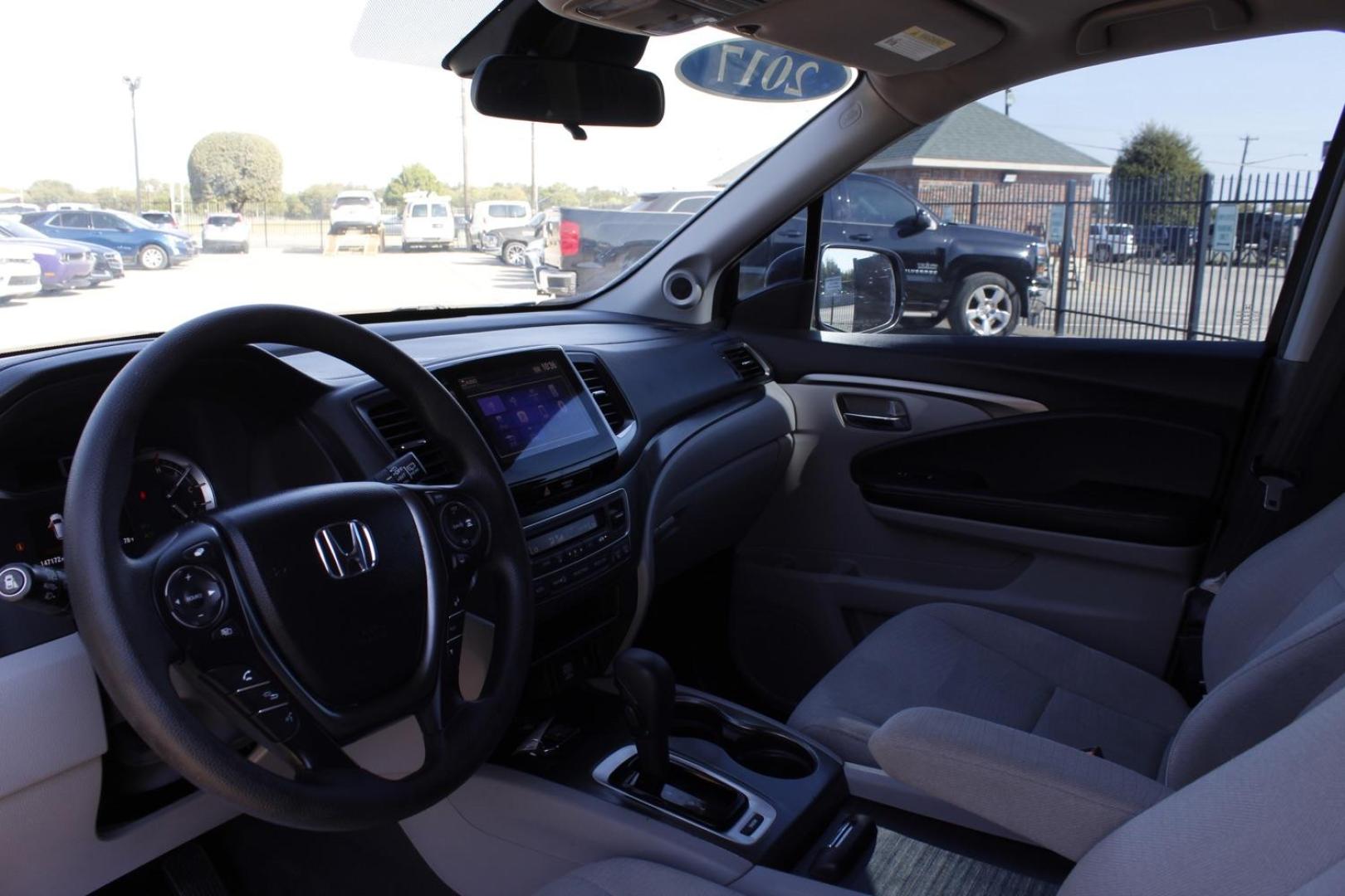 2017 Blue Honda Pilot EX w/Honda Sensing (5FNYF5H4XHB) with an 3.5L V6 SOHC 24V engine, 6-Speed Automatic transmission, located at 2401 E Main St., Grand Prairie, TX, 75050, (972) 262-4440, 32.748981, -96.969643 - Photo#14