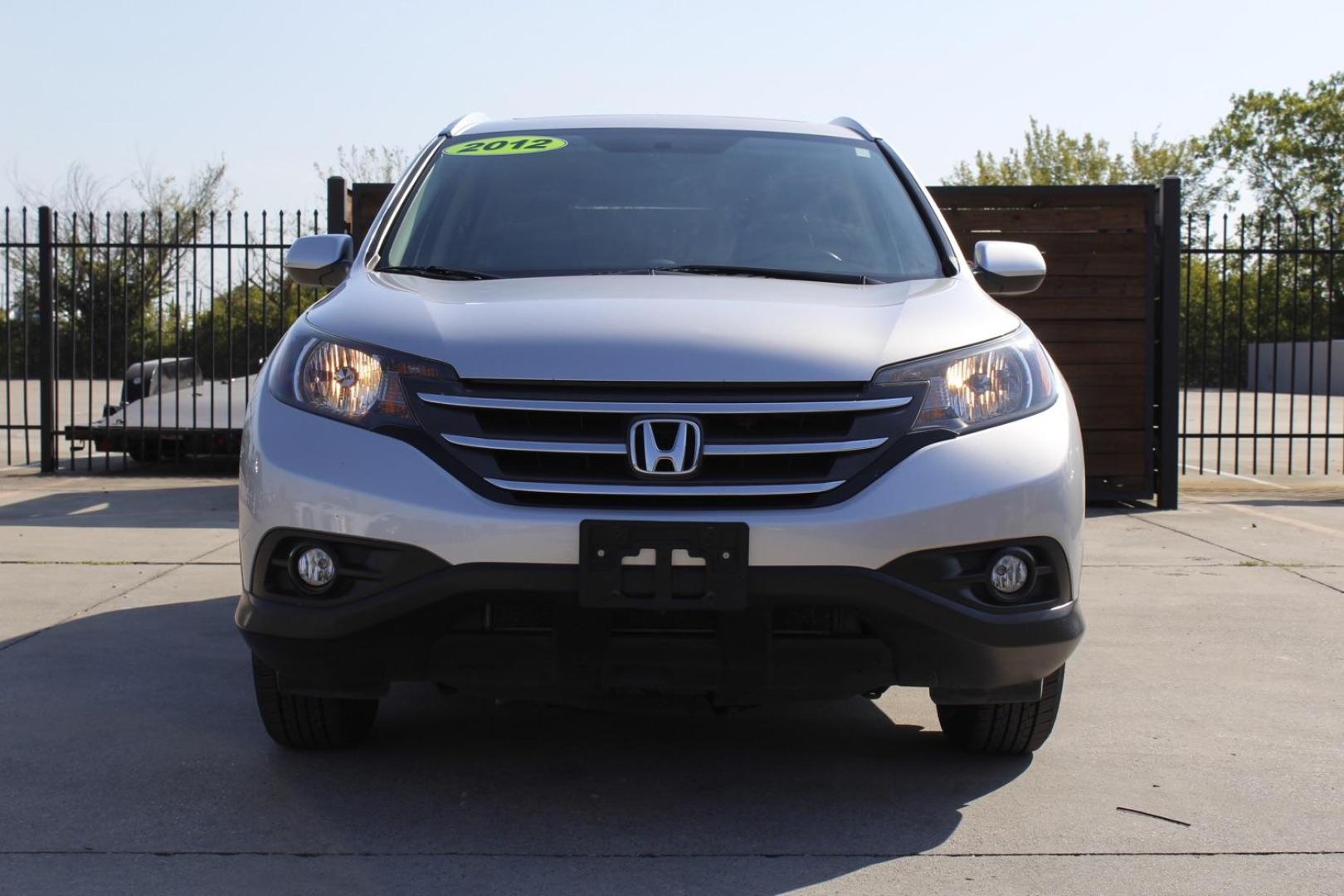 2012 silver Honda CR-V EX-L 2WD 5-Speed AT (5J6RM3H79CL) with an 2.4L L4 DOHC 16V engine, 5-Speed Automatic transmission, located at 2401 E Main St., Grand Prairie, TX, 75050, (972) 262-4440, 32.748981, -96.969643 - Photo#0