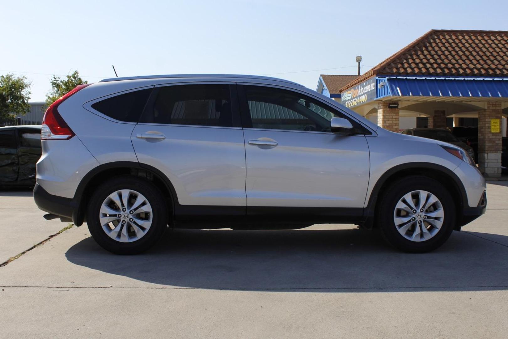 2012 silver Honda CR-V EX-L 2WD 5-Speed AT (5J6RM3H79CL) with an 2.4L L4 DOHC 16V engine, 5-Speed Automatic transmission, located at 2401 E Main St., Grand Prairie, TX, 75050, (972) 262-4440, 32.748981, -96.969643 - Photo#8