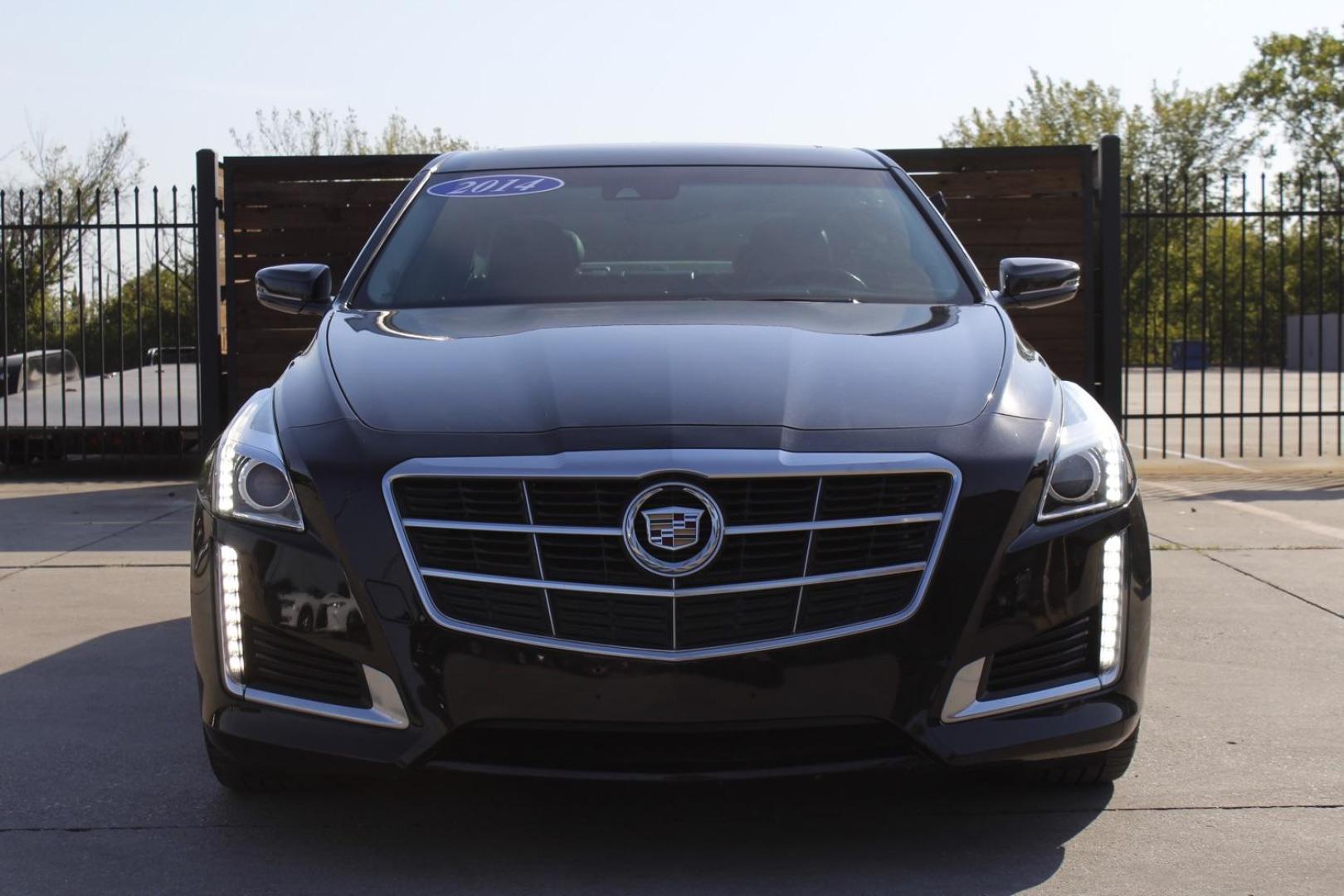 2014 BLACK Cadillac CTS 3.6L Luxury RWD (1G6AR5S37E0) with an 3.6L V6 DOHC 24V engine, 8-Speed Automatic transmission, located at 2401 E Main St., Grand Prairie, TX, 75050, (972) 262-4440, 32.748981, -96.969643 - Photo#0