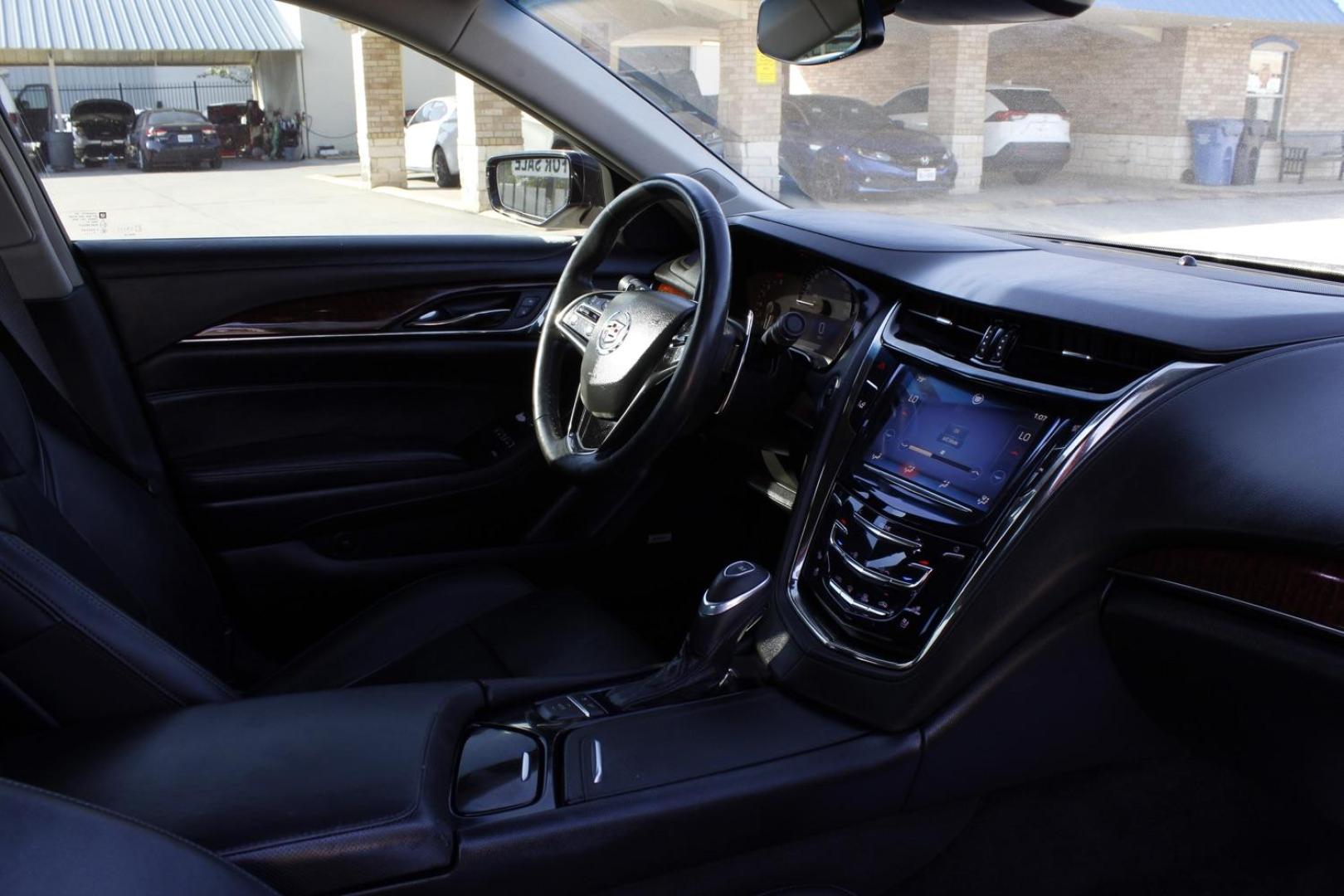 2014 BLACK Cadillac CTS 3.6L Luxury RWD (1G6AR5S37E0) with an 3.6L V6 DOHC 24V engine, 8-Speed Automatic transmission, located at 2401 E Main St., Grand Prairie, TX, 75050, (972) 262-4440, 32.748981, -96.969643 - Photo#11