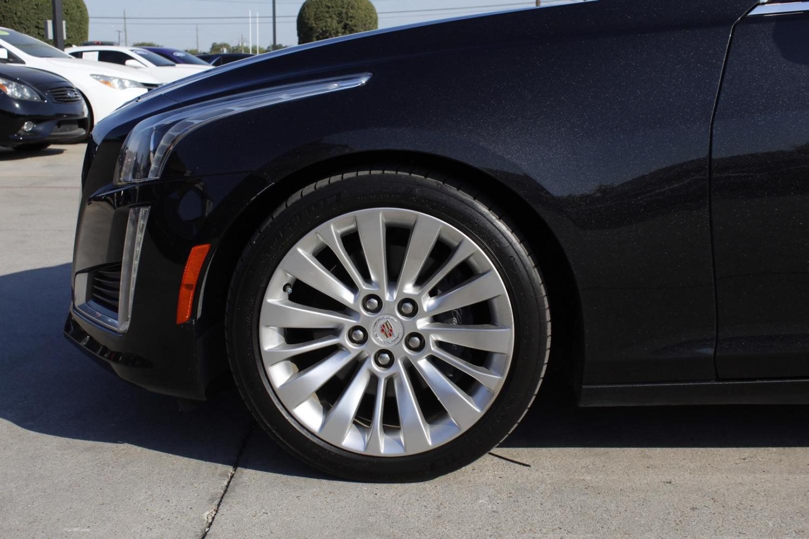 2014 BLACK Cadillac CTS 3.6L Luxury RWD (1G6AR5S37E0) with an 3.6L V6 DOHC 24V engine, 8-Speed Automatic transmission, located at 2401 E Main St., Grand Prairie, TX, 75050, (972) 262-4440, 32.748981, -96.969643 - Photo#3