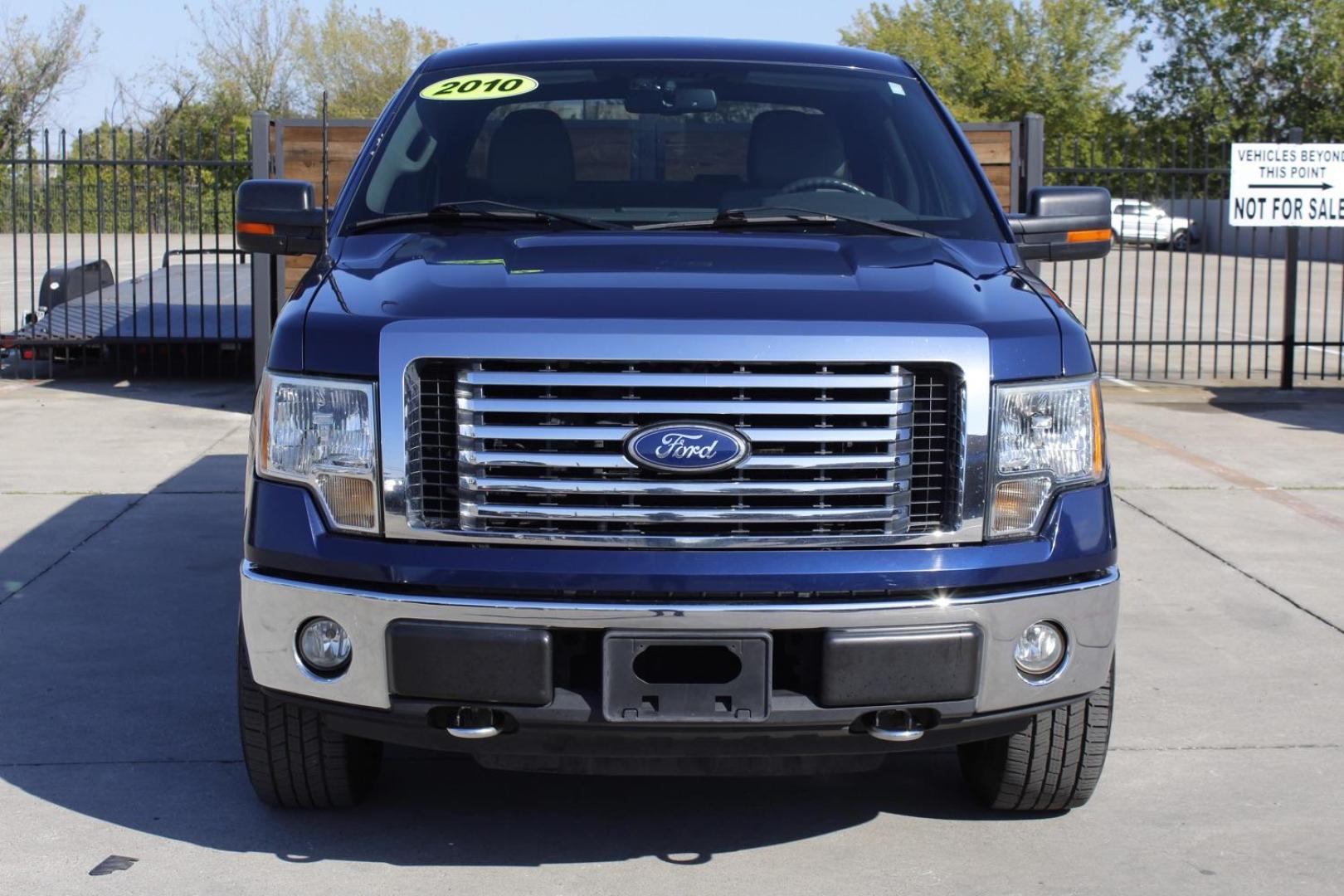 2010 blue Ford F-150 XLT SuperCrew 5.5-ft. Bed 4WD (1FTEW1E81AF) with an 4.6L V8 SOHC 24V engine, located at 2401 E Main St., Grand Prairie, TX, 75050, (972) 262-4440, 32.748981, -96.969643 - Photo#0