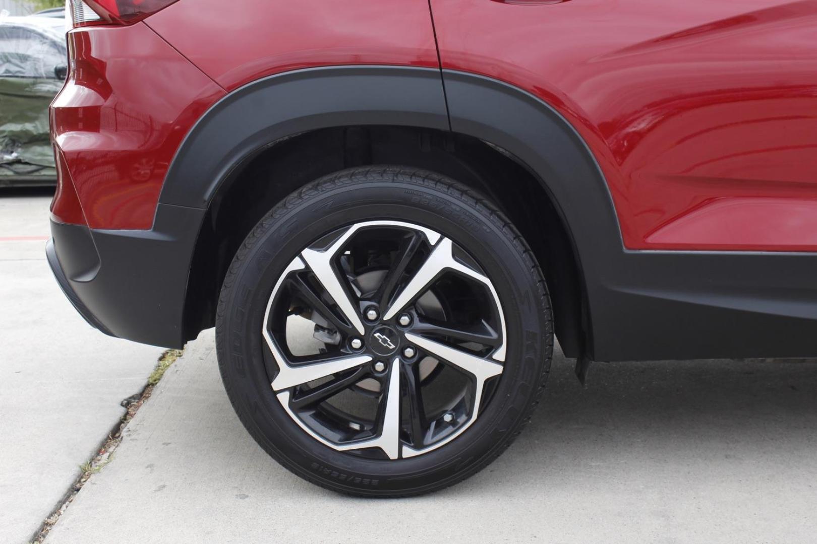 2021 red Chevrolet Trailblazer RS (KL79MTSL6MB) with an 1.3L L3 DOHC 12V engine, 9-Speed Automatic transmission, located at 2401 E Main St., Grand Prairie, TX, 75050, (972) 262-4440, 32.748981, -96.969643 - Photo#9