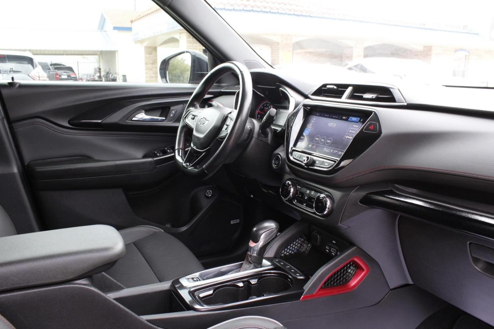 2021 red Chevrolet Trailblazer RS (KL79MTSL6MB) with an 1.3L L3 DOHC 12V engine, 9-Speed Automatic transmission, located at 2401 E Main St., Grand Prairie, TX, 75050, (972) 262-4440, 32.748981, -96.969643 - Photo#10