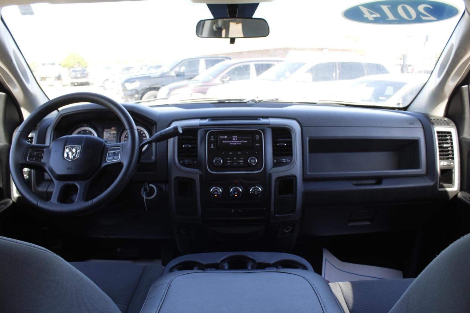 2014 Black RAM 1500 Tradesman/Express Crew Cab SWB 2WD (1C6RR6KT3ES) with an 5.7L V8 OHV 16V engine, 8-Speed Automatic transmission, located at 2401 E Main St., Grand Prairie, TX, 75050, (972) 262-4440, 32.748981, -96.969643 - Photo#14