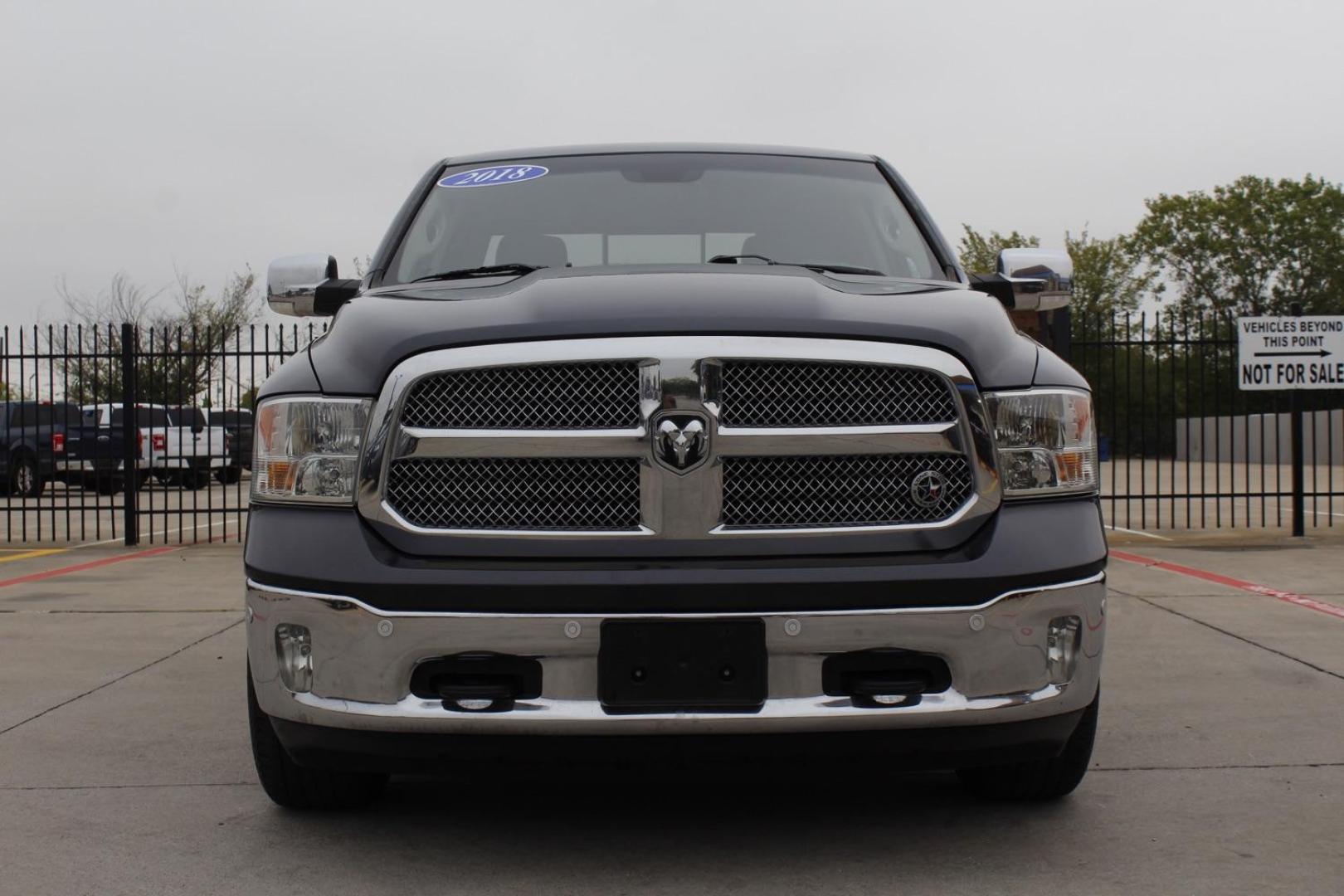 2018 GRAY RAM 1500 SLT Crew Cab SWB 2WD (1C6RR6LT2JS) with an 5.7L V8 OHV 16V engine, 8-Speed Automatic transmission, located at 2401 E Main St., Grand Prairie, TX, 75050, (972) 262-4440, 32.748981, -96.969643 - Photo#0