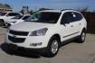 2012 white Chevrolet Traverse LS FWD (1GNKREEDXCJ) with an 3.6L V6 DOHC 24V engine, 6-Speed Automatic transmission, located at 2401 E Main St., Grand Prairie, TX, 75050, (972) 262-4440, 32.748981, -96.969643 - Photo#1