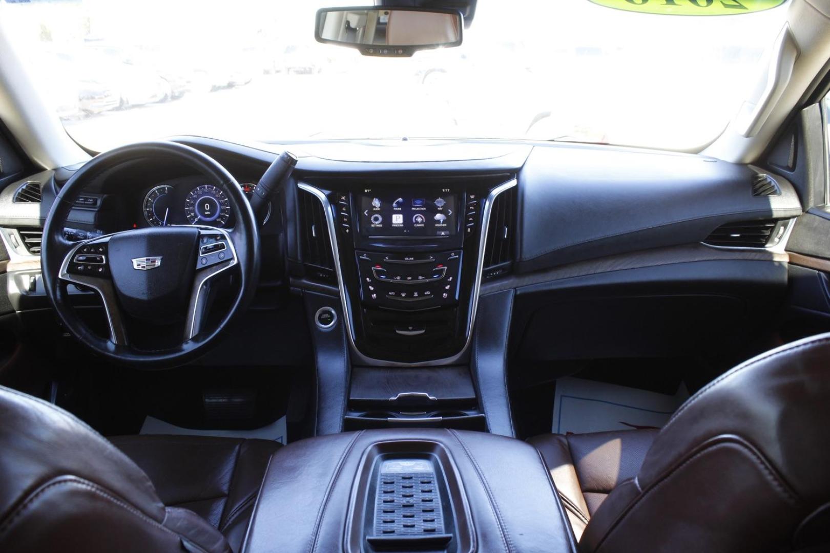 2016 gray Cadillac Escalade Premium 4WD (1GYS4CKJXGR) with an 6.2L V8 OHV 16V FFV engine, 6-Speed Automatic transmission, located at 2401 E Main St., Grand Prairie, TX, 75050, (972) 262-4440, 32.748981, -96.969643 - Photo#14