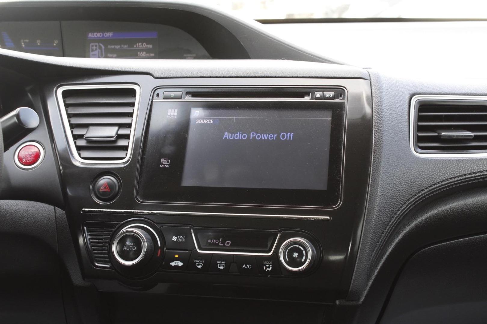 2014 GRAY Honda Civic EX Sedan CVT (19XFB2F87EE) with an 1.8L L4 SOHC 16V engine, Continuously Variable Transmission transmission, located at 2401 E Main St., Grand Prairie, TX, 75050, (972) 262-4440, 32.748981, -96.969643 - Photo#14