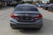 2014 GRAY Honda Civic EX Sedan CVT (19XFB2F87EE) with an 1.8L L4 SOHC 16V engine, Continuously Variable Transmission transmission, located at 2401 E Main St., Grand Prairie, TX, 75050, (972) 262-4440, 32.748981, -96.969643 - Photo#5