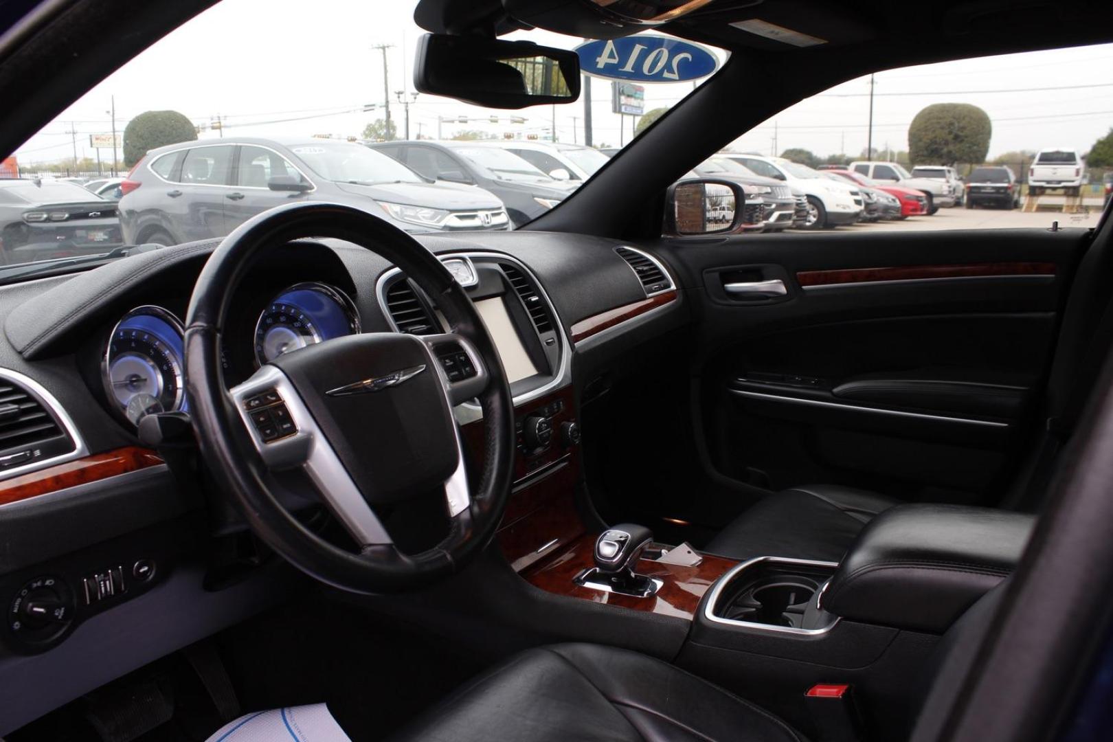 2014 BLUE Chrysler 300 AWD (2C3CCARG6EH) with an 3.6L V6 SOHC 24V engine, 8-Speed Automatic transmission, located at 2401 E Main St., Grand Prairie, TX, 75050, (972) 262-4440, 32.748981, -96.969643 - Photo#11