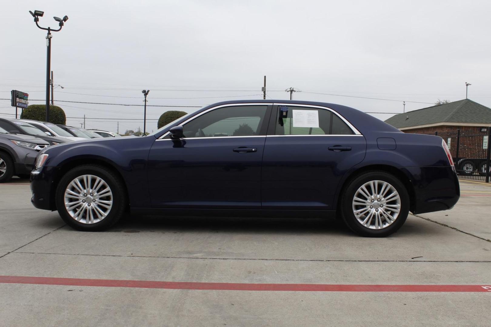 2014 BLUE Chrysler 300 AWD (2C3CCARG6EH) with an 3.6L V6 SOHC 24V engine, 8-Speed Automatic transmission, located at 2401 E Main St., Grand Prairie, TX, 75050, (972) 262-4440, 32.748981, -96.969643 - Photo#2