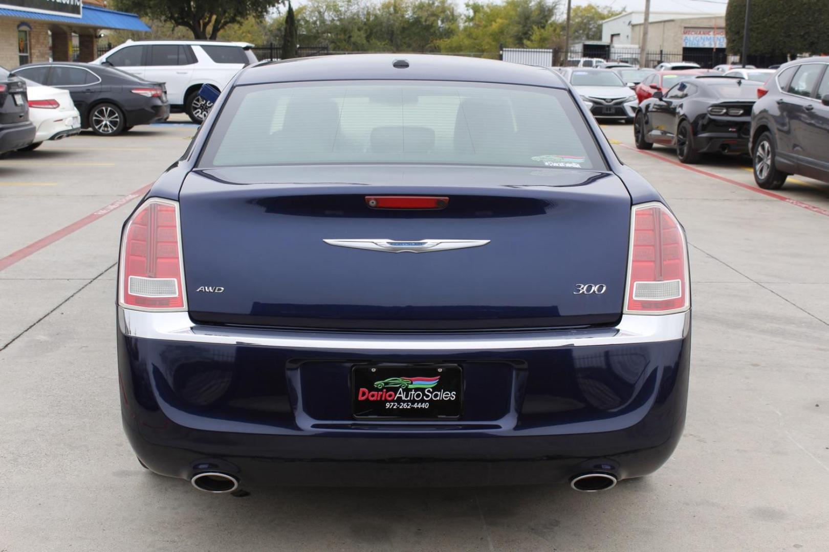 2014 BLUE Chrysler 300 AWD (2C3CCARG6EH) with an 3.6L V6 SOHC 24V engine, 8-Speed Automatic transmission, located at 2401 E Main St., Grand Prairie, TX, 75050, (972) 262-4440, 32.748981, -96.969643 - Photo#5