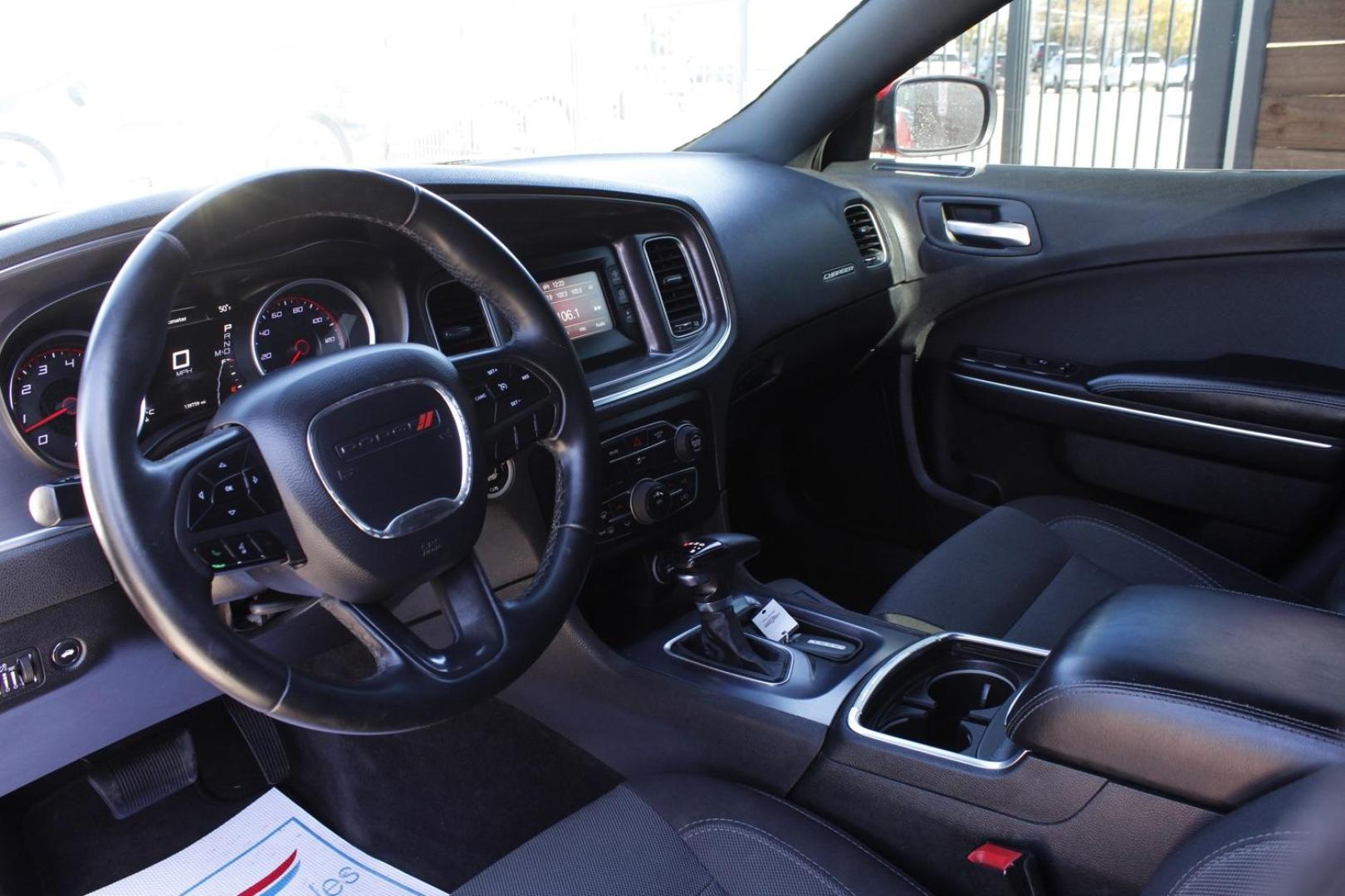 2017 red Dodge Charger SE (2C3CDXBG8HH) with an 3.6L V6 DOHC 24V engine, 8-Speed Automatic transmission, located at 2401 E Main St., Grand Prairie, TX, 75050, (972) 262-4440, 32.748981, -96.969643 - Photo#9