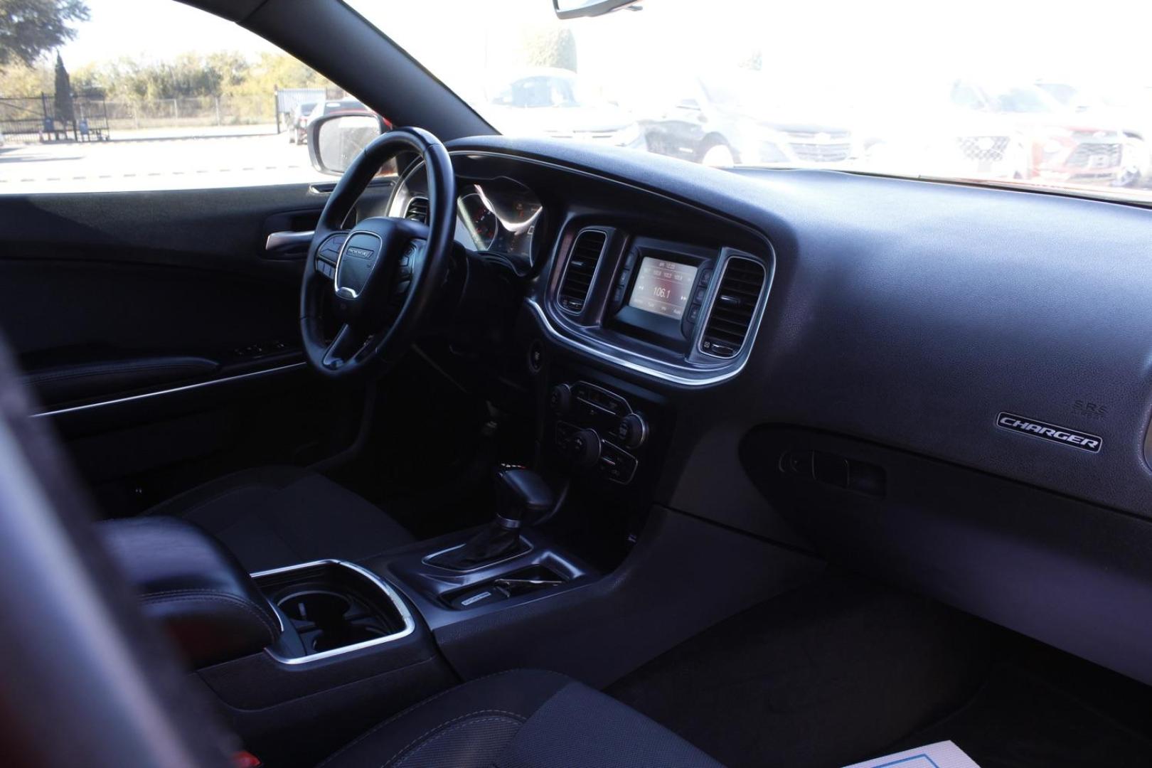 2017 red Dodge Charger SE (2C3CDXBG8HH) with an 3.6L V6 DOHC 24V engine, 8-Speed Automatic transmission, located at 2401 E Main St., Grand Prairie, TX, 75050, (972) 262-4440, 32.748981, -96.969643 - Photo#11