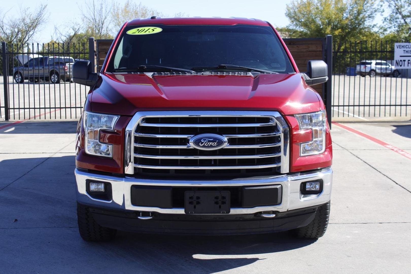 2015 red Ford F-150 XLT SuperCrew 6.5-ft. Bed 4WD (1FTEW1EP5FK) with an 2.7L V6 DOHC 24V engine, 6-Speed Automatic transmission, located at 2401 E Main St., Grand Prairie, TX, 75050, (972) 262-4440, 32.748981, -96.969643 - Photo#0