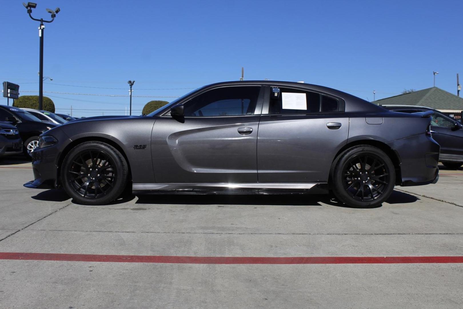 2019 GRAY Dodge Charger R/T (2C3CDXCT1KH) with an 5.7L V8 OHV 16V engine, 8-Speed Automatic transmission, located at 2401 E Main St., Grand Prairie, TX, 75050, (972) 262-4440, 32.748981, -96.969643 - Photo#2