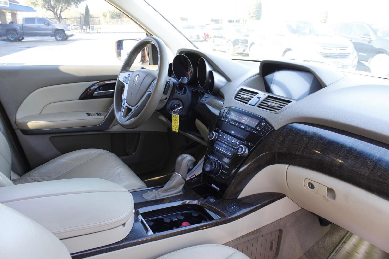 2011 brown Acura MDX 6-Spd AT w/Tech Package (2HNYD2H69BH) with an 3.7L V6 SOHC 24V engine, 6-Speed Automatic transmission, located at 2401 E Main St., Grand Prairie, TX, 75050, (972) 262-4440, 32.748981, -96.969643 - Photo#11