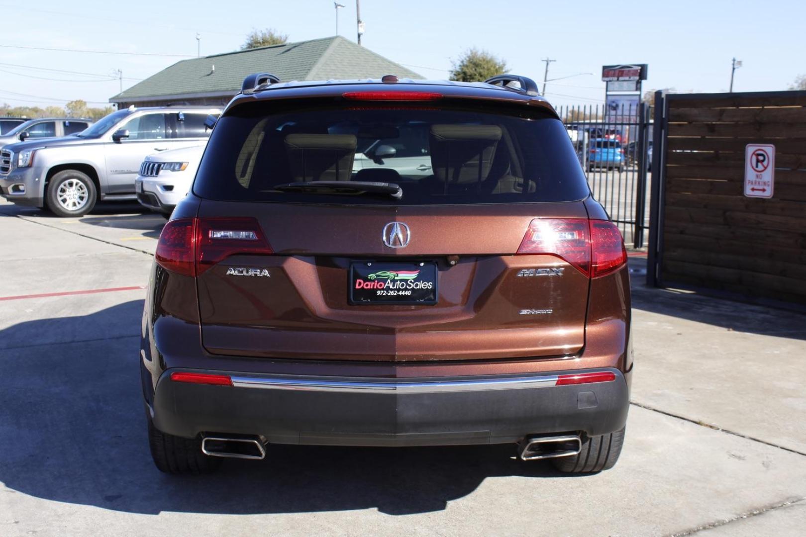 2011 brown Acura MDX 6-Spd AT w/Tech Package (2HNYD2H69BH) with an 3.7L V6 SOHC 24V engine, 6-Speed Automatic transmission, located at 2401 E Main St., Grand Prairie, TX, 75050, (972) 262-4440, 32.748981, -96.969643 - Photo#5