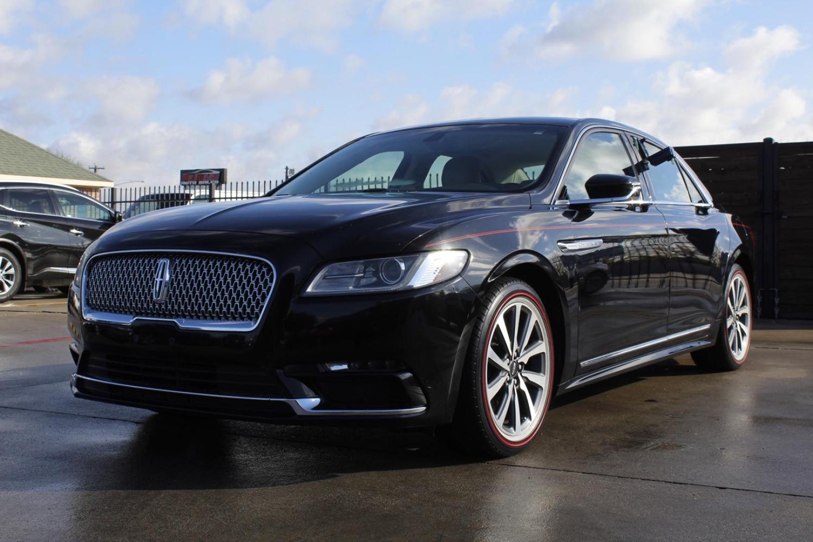 2017 black Lincoln Continental Premier (1LN6L9PK6H5) with an 3.7L V6 DOHC 24V engine, 6-Speed Automatic transmission, located at 2401 E Main St., Grand Prairie, TX, 75050, (972) 262-4440, 32.748981, -96.969643 - Photo#1