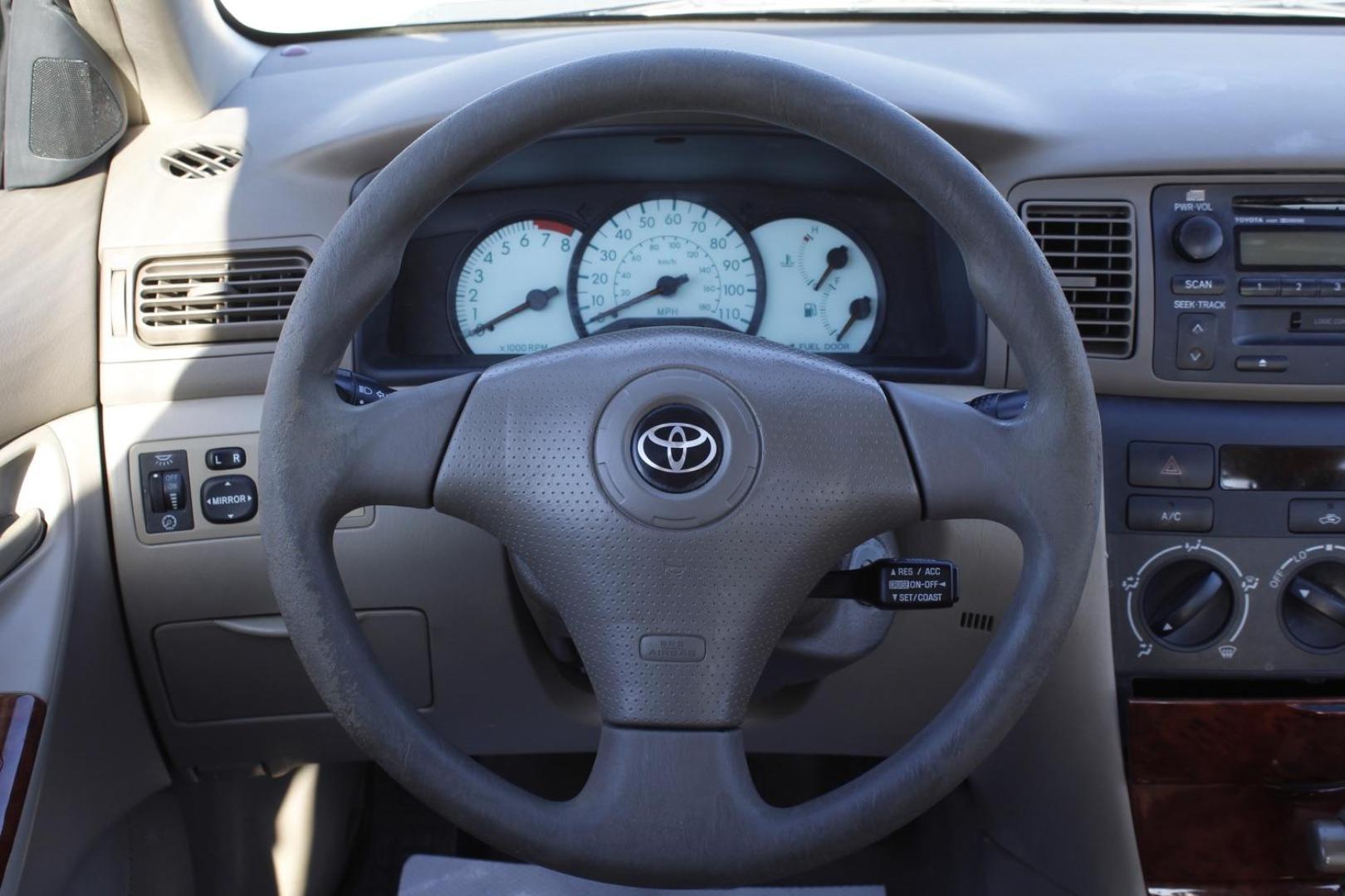 2004 red Toyota Corolla LE (1NXBR32E64Z) with an 1.8L L4 DOHC 16V engine, located at 2401 E Main St., Grand Prairie, TX, 75050, (972) 262-4440, 32.748981, -96.969643 - Photo#17