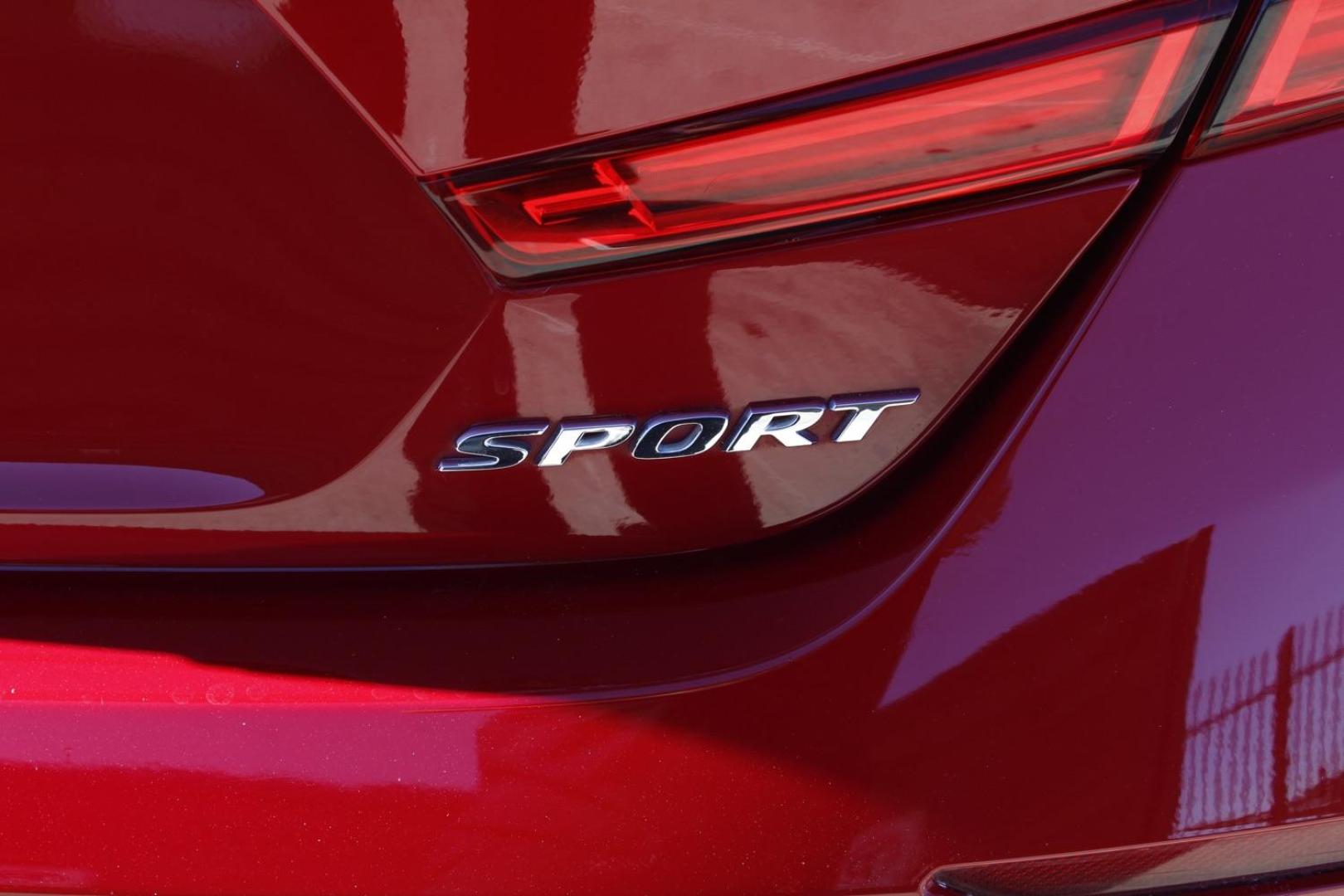 2018 RED Honda Accord Sport CVT (1HGCV1F36JA) with an 1.5L L4 DOHC 16V TURBO engine, Continuously Variable Transmission transmission, located at 2401 E Main St., Grand Prairie, TX, 75050, (972) 262-4440, 32.748981, -96.969643 - Photo#6