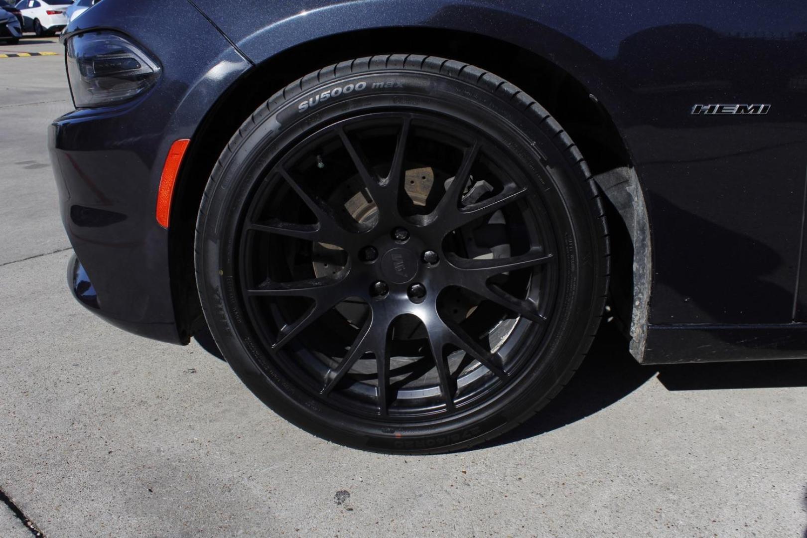 2016 BLUE Dodge Charger R/T (2C3CDXCT8GH) with an 5.7L V8 OHV 16V engine, 8-Speed Automatic transmission, located at 2401 E Main St., Grand Prairie, TX, 75050, (972) 262-4440, 32.748981, -96.969643 - Photo#4