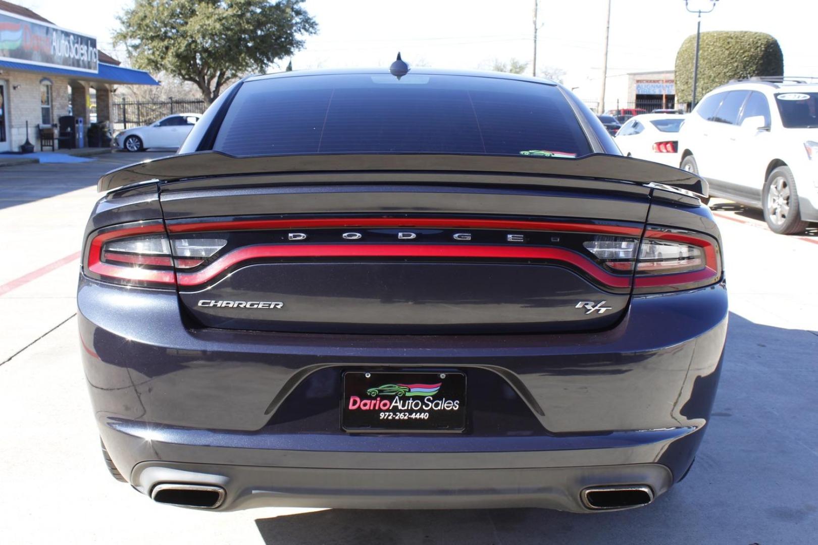 2016 BLUE Dodge Charger R/T (2C3CDXCT8GH) with an 5.7L V8 OHV 16V engine, 8-Speed Automatic transmission, located at 2401 E Main St., Grand Prairie, TX, 75050, (972) 262-4440, 32.748981, -96.969643 - Photo#6