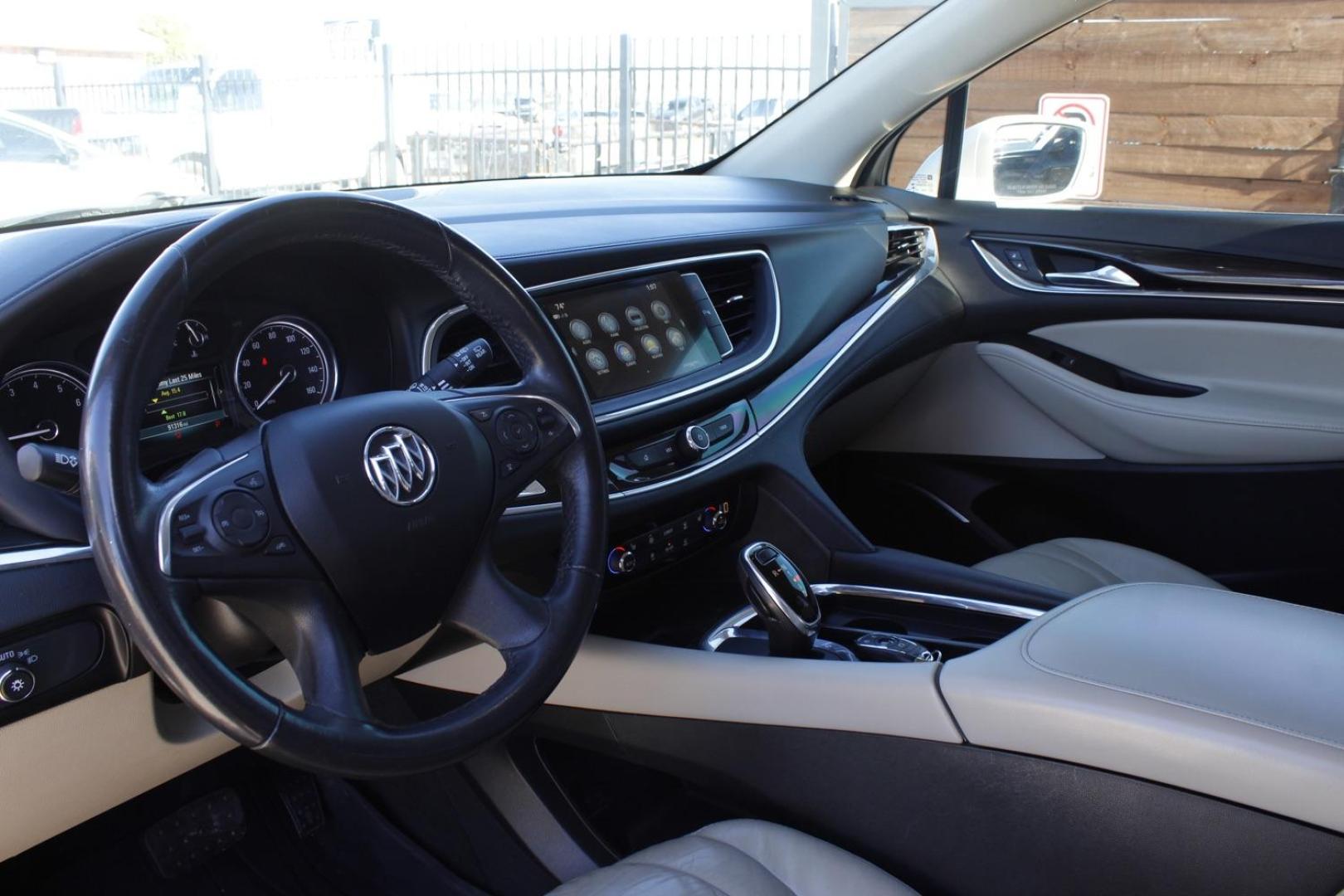 2018 white Buick Enclave Essence FWD (5GAERBKW3JJ) with an 3.6L V6 DOHC 24V engine, 9-Speed Automatic transmission, located at 2401 E Main St., Grand Prairie, TX, 75050, (972) 262-4440, 32.748981, -96.969643 - Photo#12