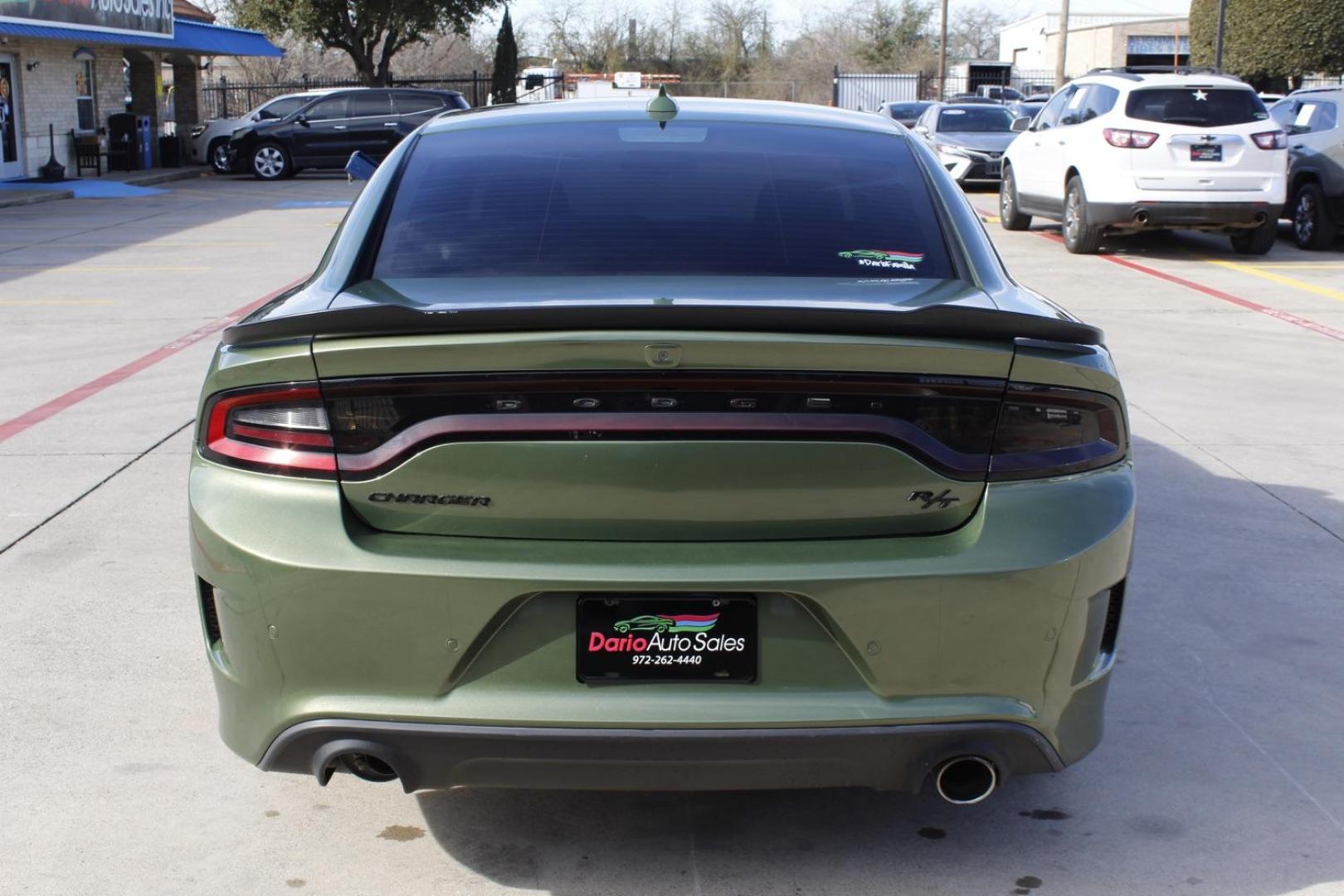 2019 Green Dodge Charger R/T (2C3CDXCT5KH) with an 5.7L V8 OHV 16V engine, 8-Speed Automatic transmission, located at 2401 E Main St., Grand Prairie, TX, 75050, (972) 262-4440, 32.748981, -96.969643 - Photo#6