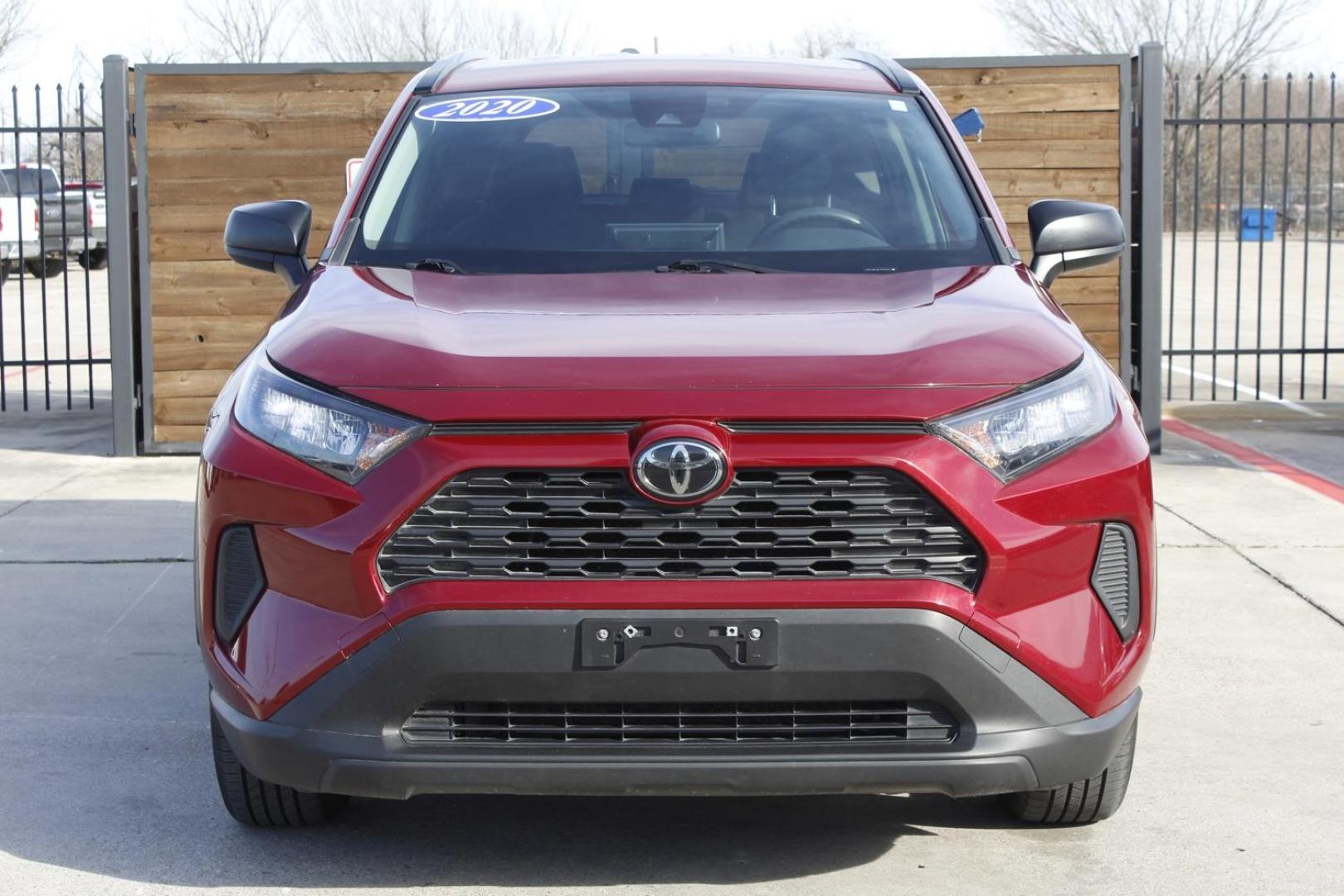 2020 RED Toyota RAV4 - (JTMH1RFV8LD) , located at 2401 E Main St., Grand Prairie, TX, 75050, (972) 262-4440, 32.748981, -96.969643 - Photo#0