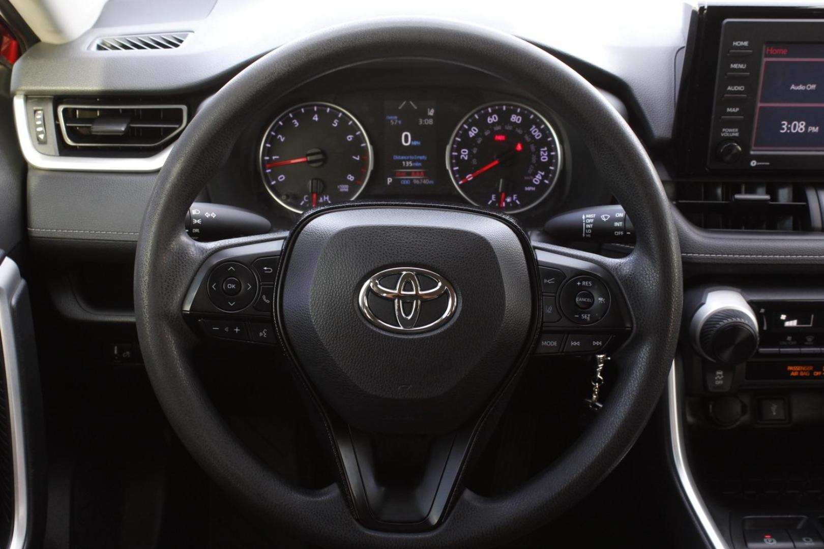 2020 RED Toyota RAV4 - (JTMH1RFV8LD) , located at 2401 E Main St., Grand Prairie, TX, 75050, (972) 262-4440, 32.748981, -96.969643 - Photo#20