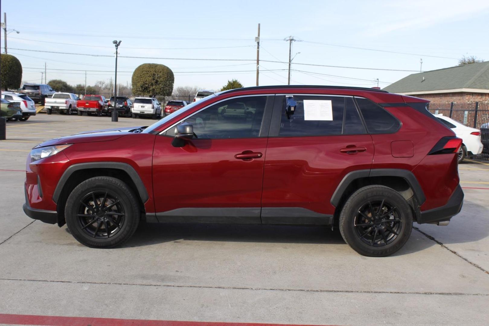 2020 RED Toyota RAV4 - (JTMH1RFV8LD) , located at 2401 E Main St., Grand Prairie, TX, 75050, (972) 262-4440, 32.748981, -96.969643 - Photo#2