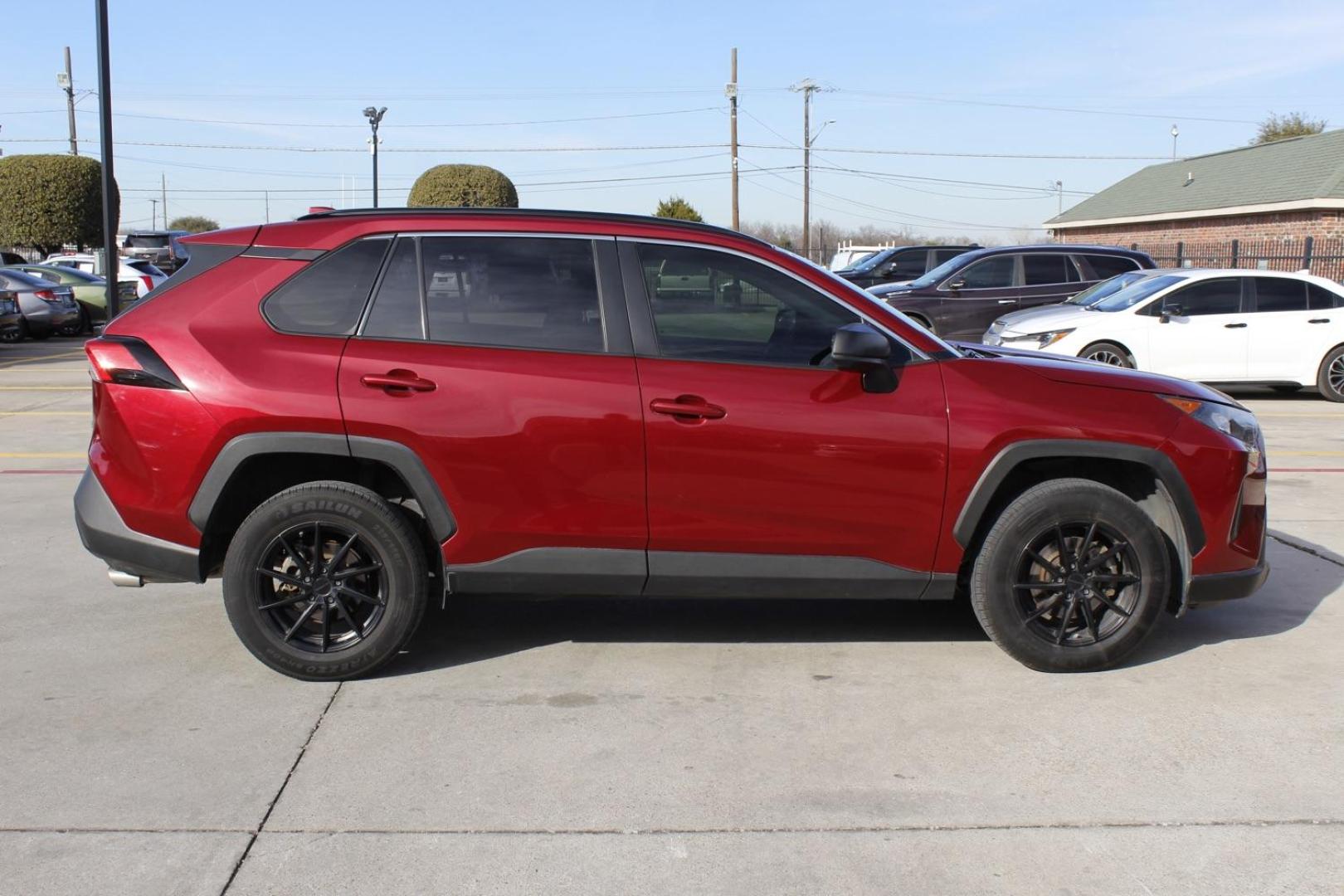 2020 RED Toyota RAV4 - (JTMH1RFV8LD) , located at 2401 E Main St., Grand Prairie, TX, 75050, (972) 262-4440, 32.748981, -96.969643 - Photo#7