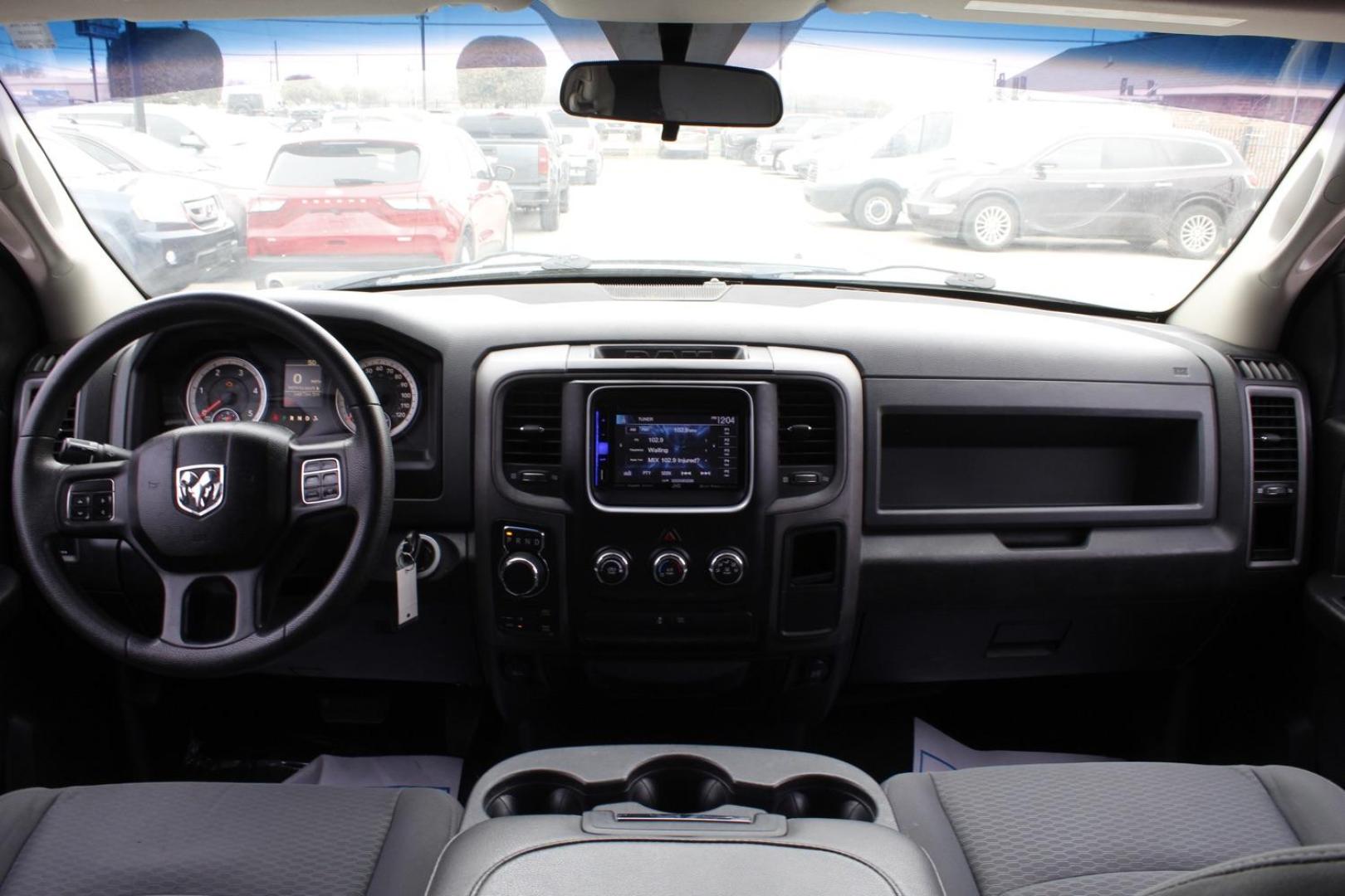 2014 WHITE RAM 1500 Tradesman Quad Cab 4WD (1C6RR7FM7ES) with an 3.0L V6 DIESEL engine, 8-Speed Automatic transmission, located at 2401 E Main St., Grand Prairie, TX, 75050, (972) 262-4440, 32.748981, -96.969643 - Photo#15