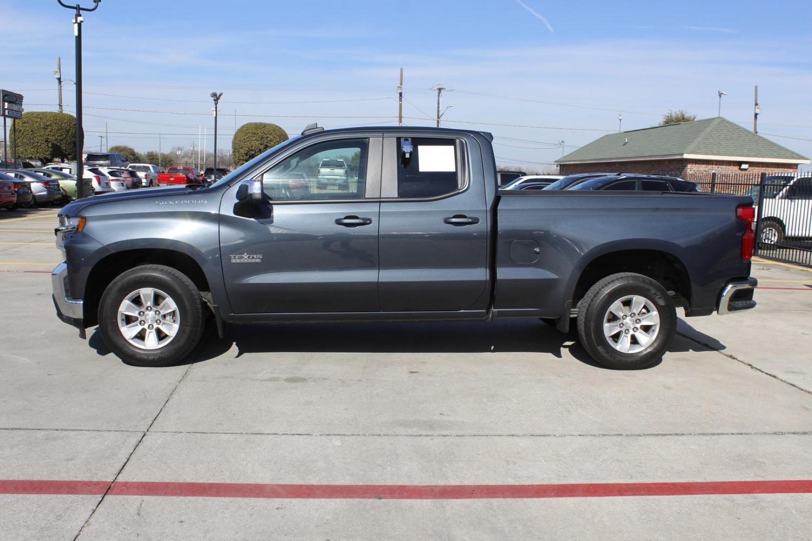 2019 Gray Chevrolet Silverado GRAY INTERIOR (1GCRWCEK0KZ) , located at 2401 E Main St., Grand Prairie, TX, 75050, (972) 262-4440, 32.748981, -96.969643 - Photo#2