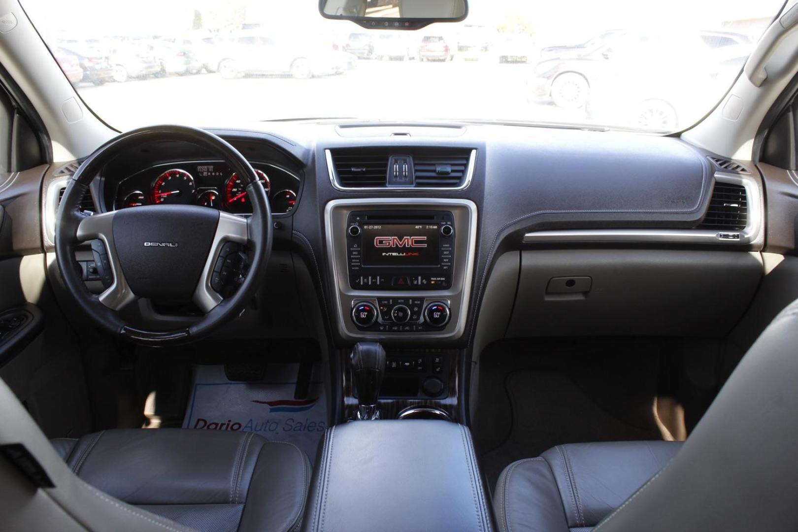 2014 White GMC Acadia white (1GKKRTKD2EJ) , located at 2401 E Main St., Grand Prairie, TX, 75050, (972) 262-4440, 32.748981, -96.969643 - Photo#17