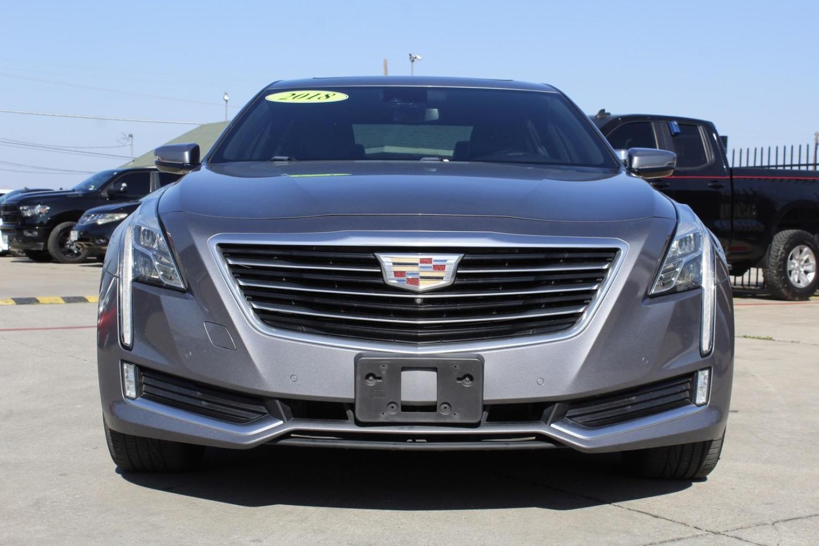 2018 Gray Cadillac CT6 3.6L Luxury AWD (1G6KD5RS5JU) with an 3.6L V6 DOHC 24V TURBO engine, 8-Speed Automatic transmission, located at 2401 E Main St., Grand Prairie, TX, 75050, (972) 262-4440, 32.748981, -96.969643 - Photo#0