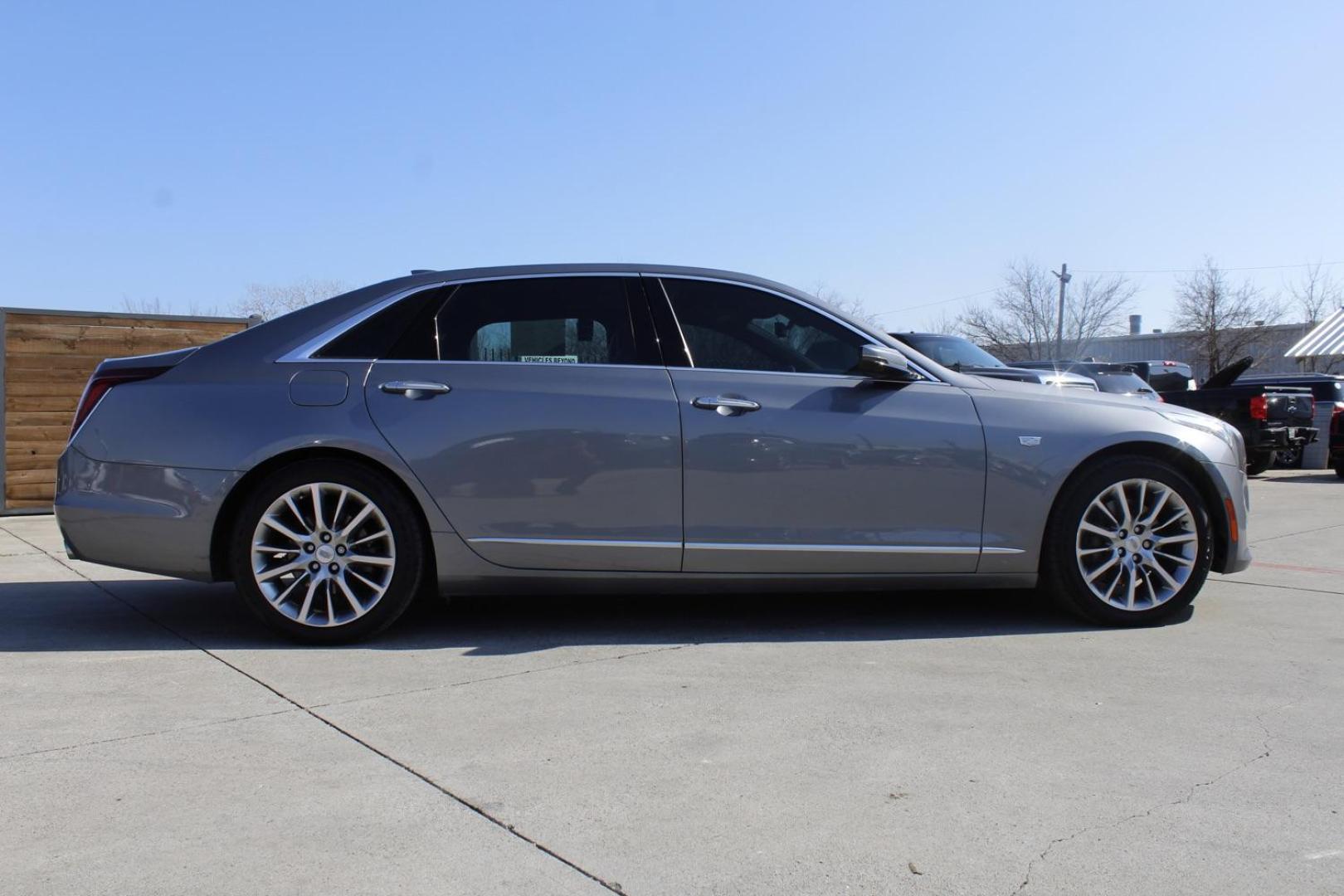 2018 Gray Cadillac CT6 3.6L Luxury AWD (1G6KD5RS5JU) with an 3.6L V6 DOHC 24V TURBO engine, 8-Speed Automatic transmission, located at 2401 E Main St., Grand Prairie, TX, 75050, (972) 262-4440, 32.748981, -96.969643 - Photo#9