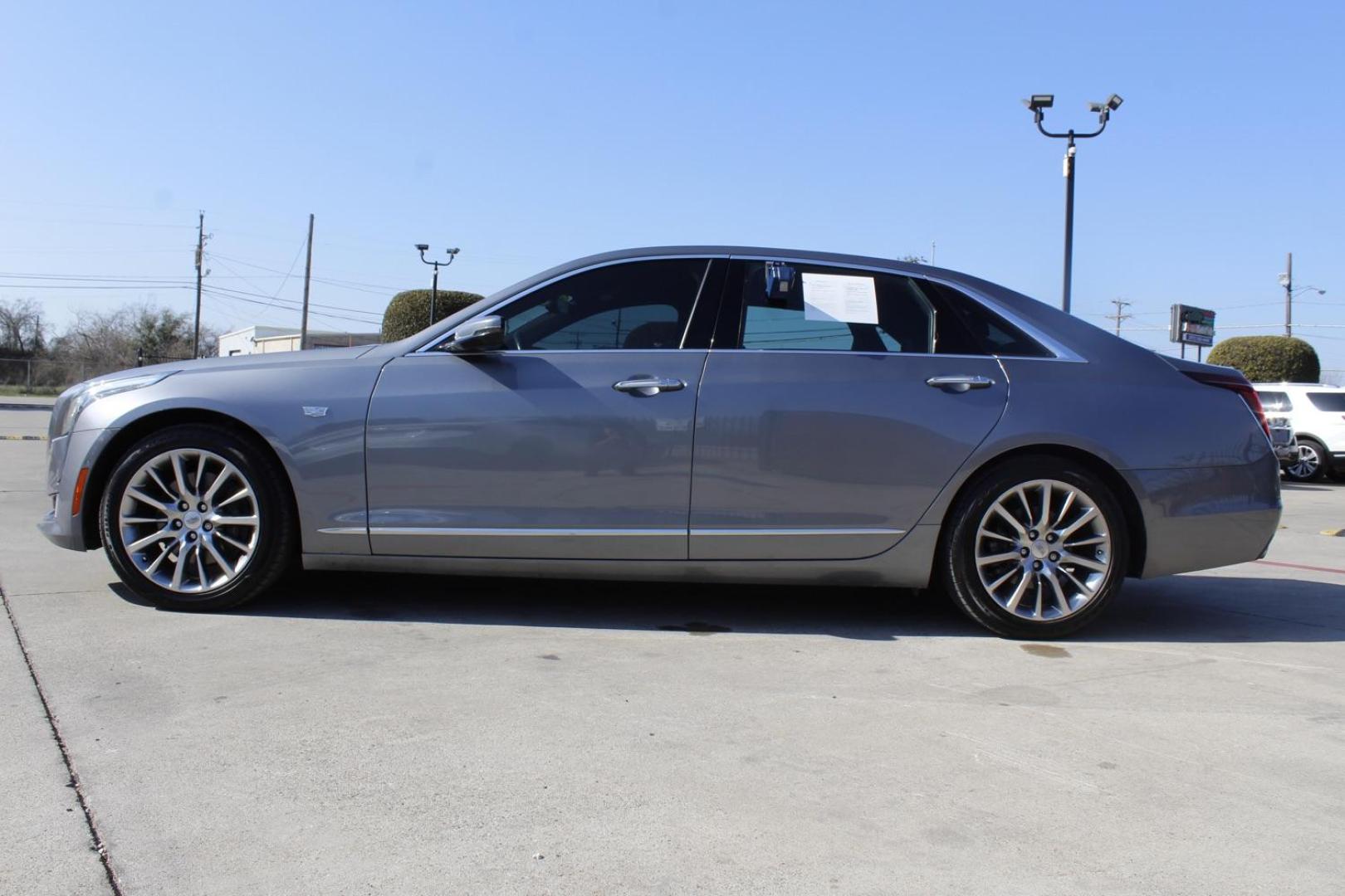 2018 Gray Cadillac CT6 3.6L Luxury AWD (1G6KD5RS5JU) with an 3.6L V6 DOHC 24V TURBO engine, 8-Speed Automatic transmission, located at 2401 E Main St., Grand Prairie, TX, 75050, (972) 262-4440, 32.748981, -96.969643 - Photo#2