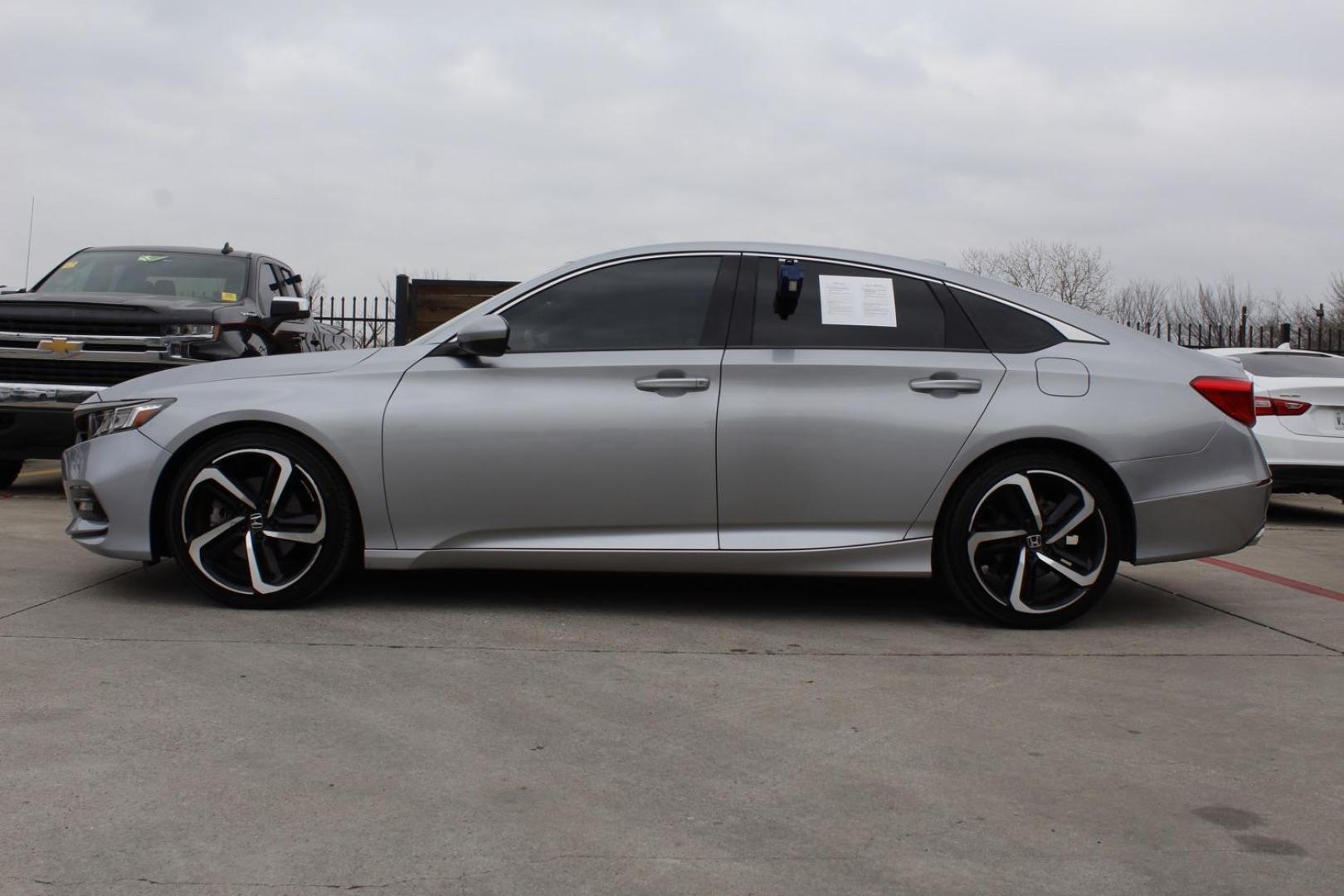 2019 Gray Honda Accord Sedan Sport (1HGCV1F37KA) , located at 2401 E Main St., Grand Prairie, TX, 75050, (972) 262-4440, 32.748981, -96.969643 - Photo#2