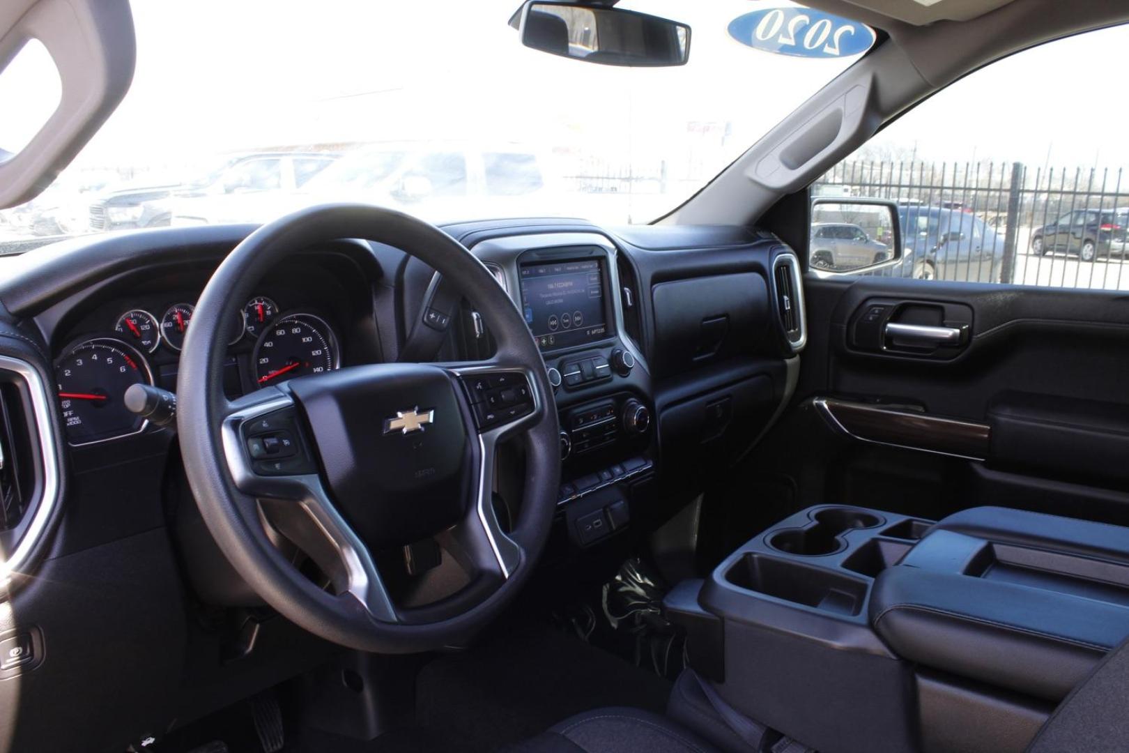 2020 Black Chevrolet Silverado LT (1GCRYDED8LZ) with an 5.3L engine, located at 2401 E Main St., Grand Prairie, TX, 75050, (972) 262-4440, 32.748981, -96.969643 - Photo#12