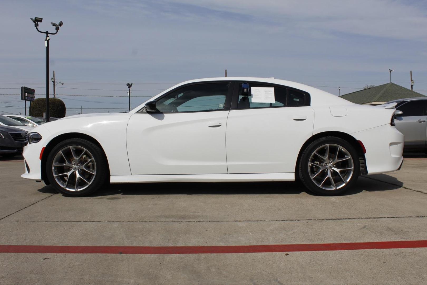 2023 White Dodge Charger GT (2C3CDXHG1PH) , located at 2401 E Main St., Grand Prairie, TX, 75050, (972) 262-4440, 32.748981, -96.969643 - Photo#2