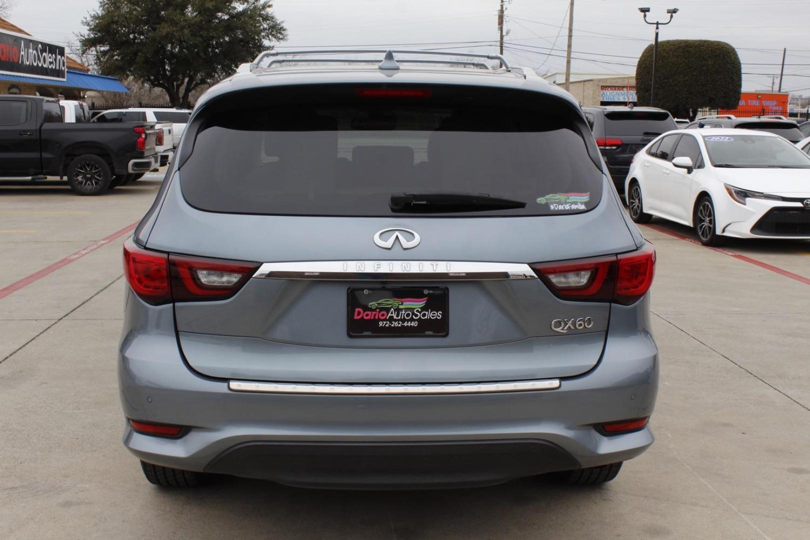 2019 Blue Infiniti QX60 Luxe (5N1DL0MN7KC) with an 3.5L engine, located at 2401 E Main St., Grand Prairie, TX, 75050, (972) 262-4440, 32.748981, -96.969643 - Photo#5