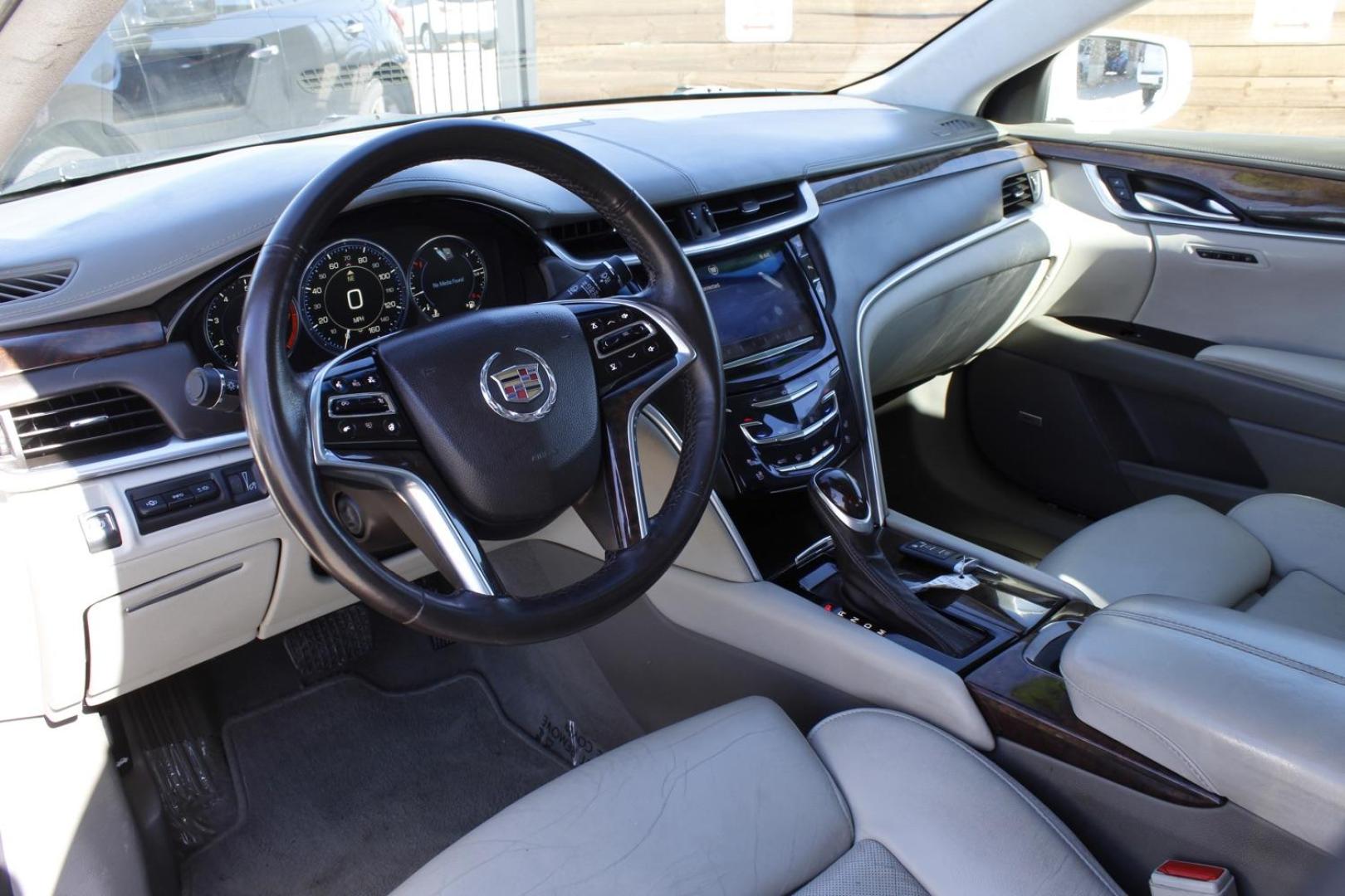 2014 White Cadillac XTS Platinum FWD (2G61S5S34E9) with an 3.6L V6 DOHC 24V engine, 6-Speed Automatic transmission, located at 2401 E Main St., Grand Prairie, TX, 75050, (972) 262-4440, 32.748981, -96.969643 - Photo#11