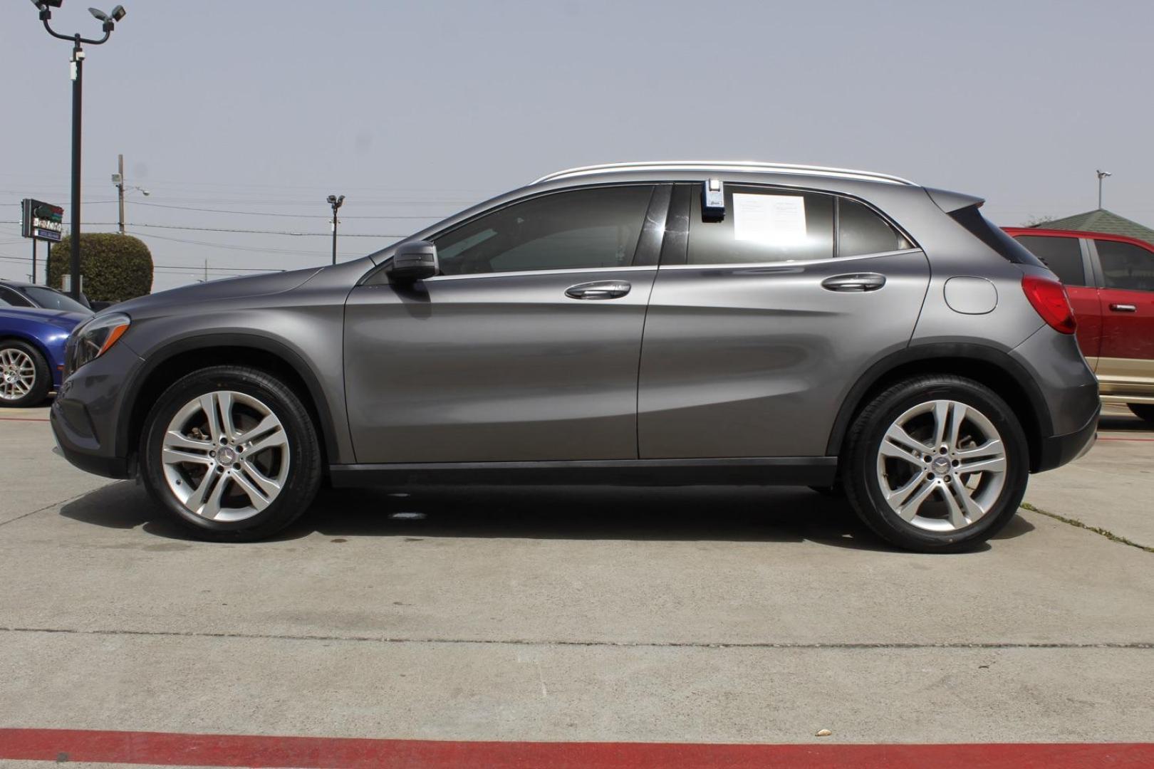 2016 Gray Mercedes Benz Gla 250 (WDCTG4EB0GJ) , located at 2401 E Main St., Grand Prairie, TX, 75050, (972) 262-4440, 32.748981, -96.969643 - Photo#2